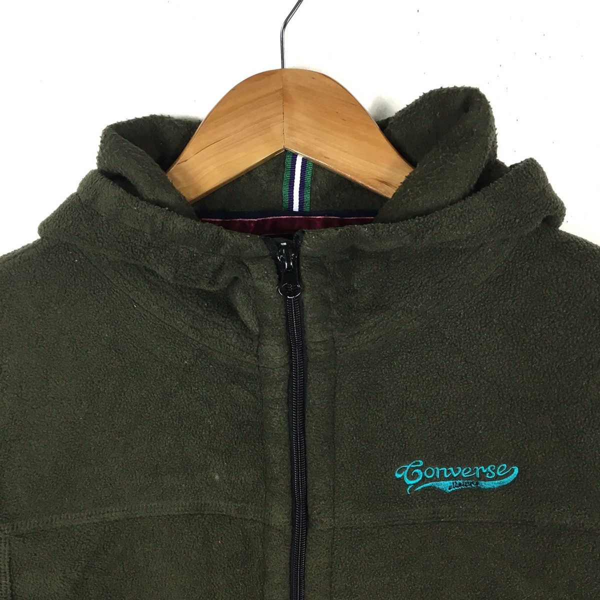 Converse CONVERSE ALL STAR Chuck Taylor Green Sweatshirt Hoodie Size US S / EU 44-46 / 1 - 2 Thumbnail