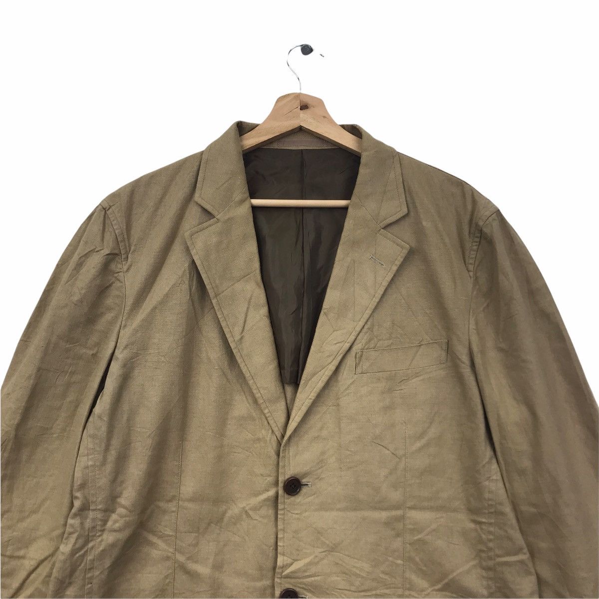 Vintage NICOLE ST GILLES Paris Brown Blazer Coat Jacket Size US L / EU 52-54 / 3 - 2 Thumbnail