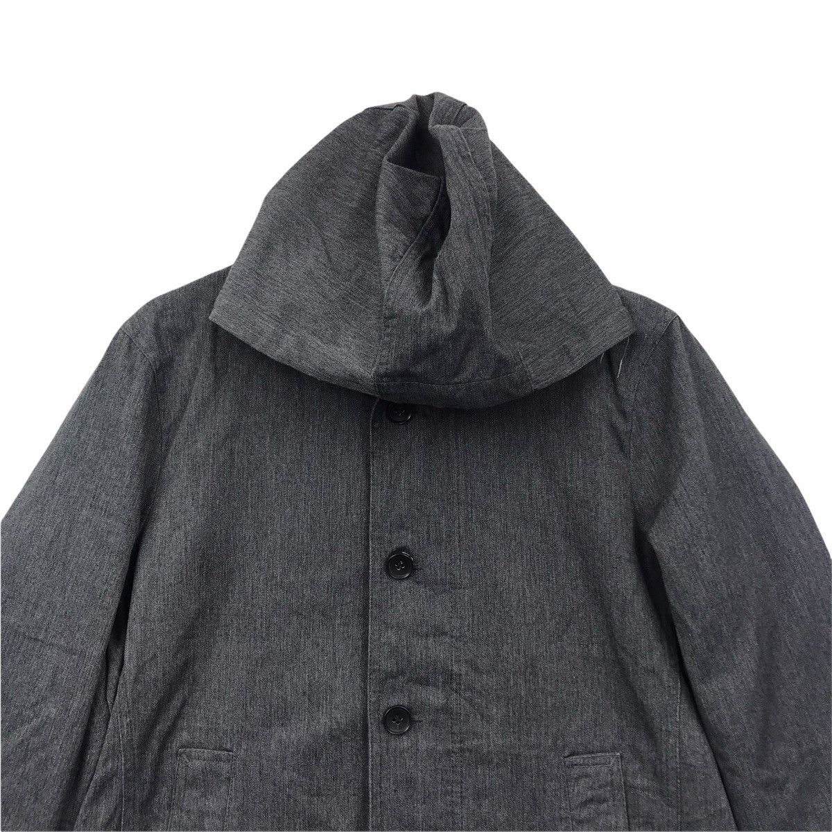 Japanese Brand TK MIXPICE Japanese Brand Grey Zipper Hoodie Jacket Coat Size US M / EU 48-50 / 2 - 2 Thumbnail