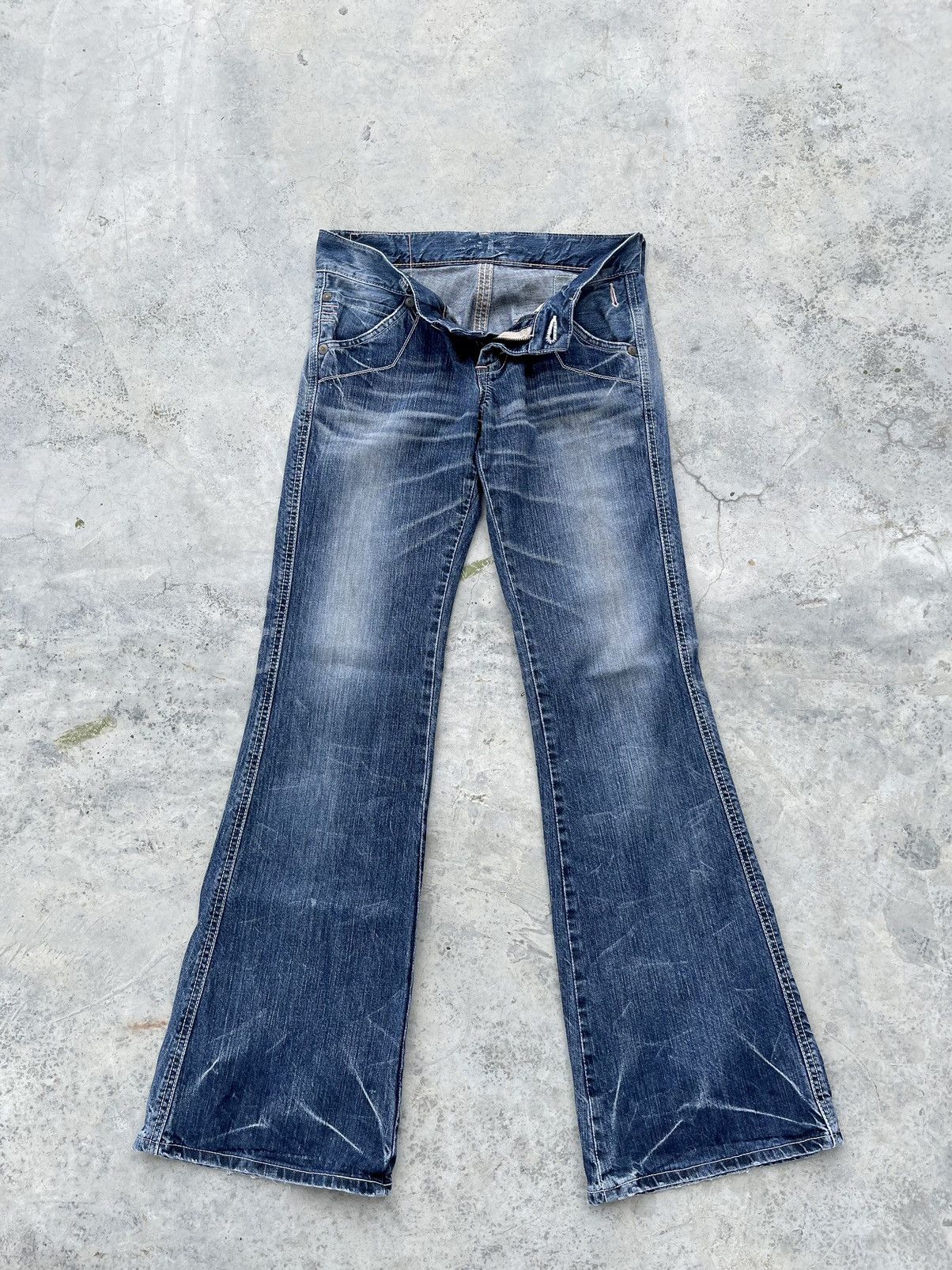 Edwin VINTAGE🔥🔥FLARED EDWIN 503 BLUE TRIP MI JAPAN Size 30" / US 8 / IT 44 - 3 Thumbnail
