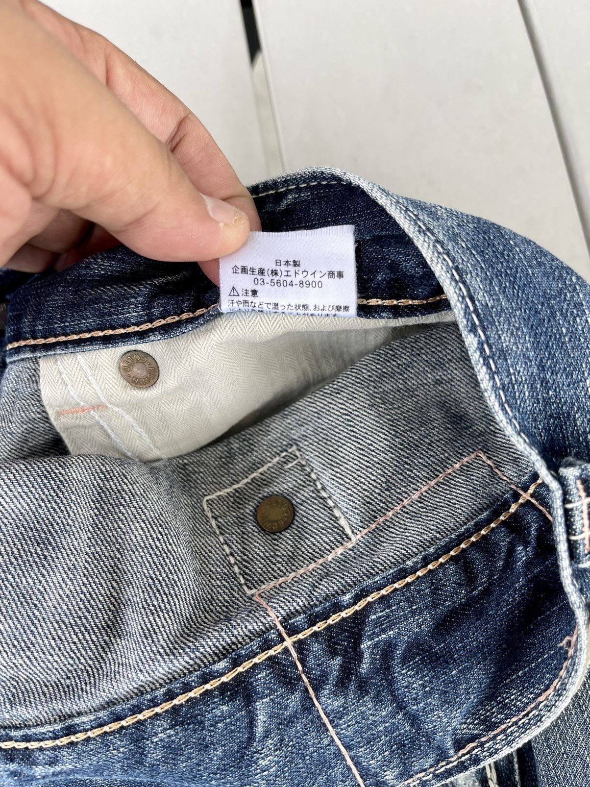 Edwin VINTAGE🔥🔥FLARED EDWIN 503 BLUE TRIP MI JAPAN Size 30" / US 8 / IT 44 - 18 Thumbnail
