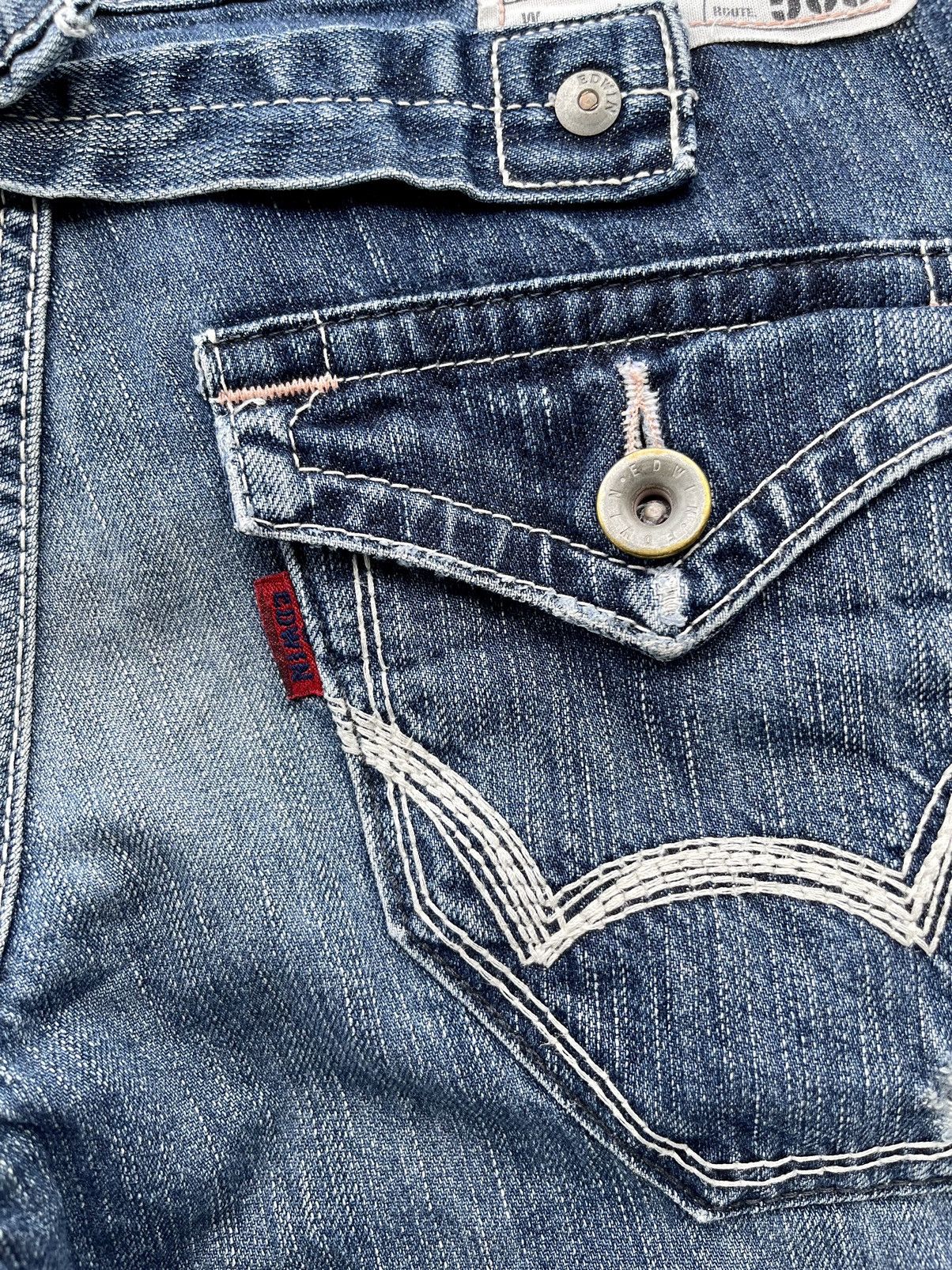 Edwin VINTAGE🔥🔥FLARED EDWIN 503 BLUE TRIP MI JAPAN Size 30" / US 8 / IT 44 - 15 Thumbnail