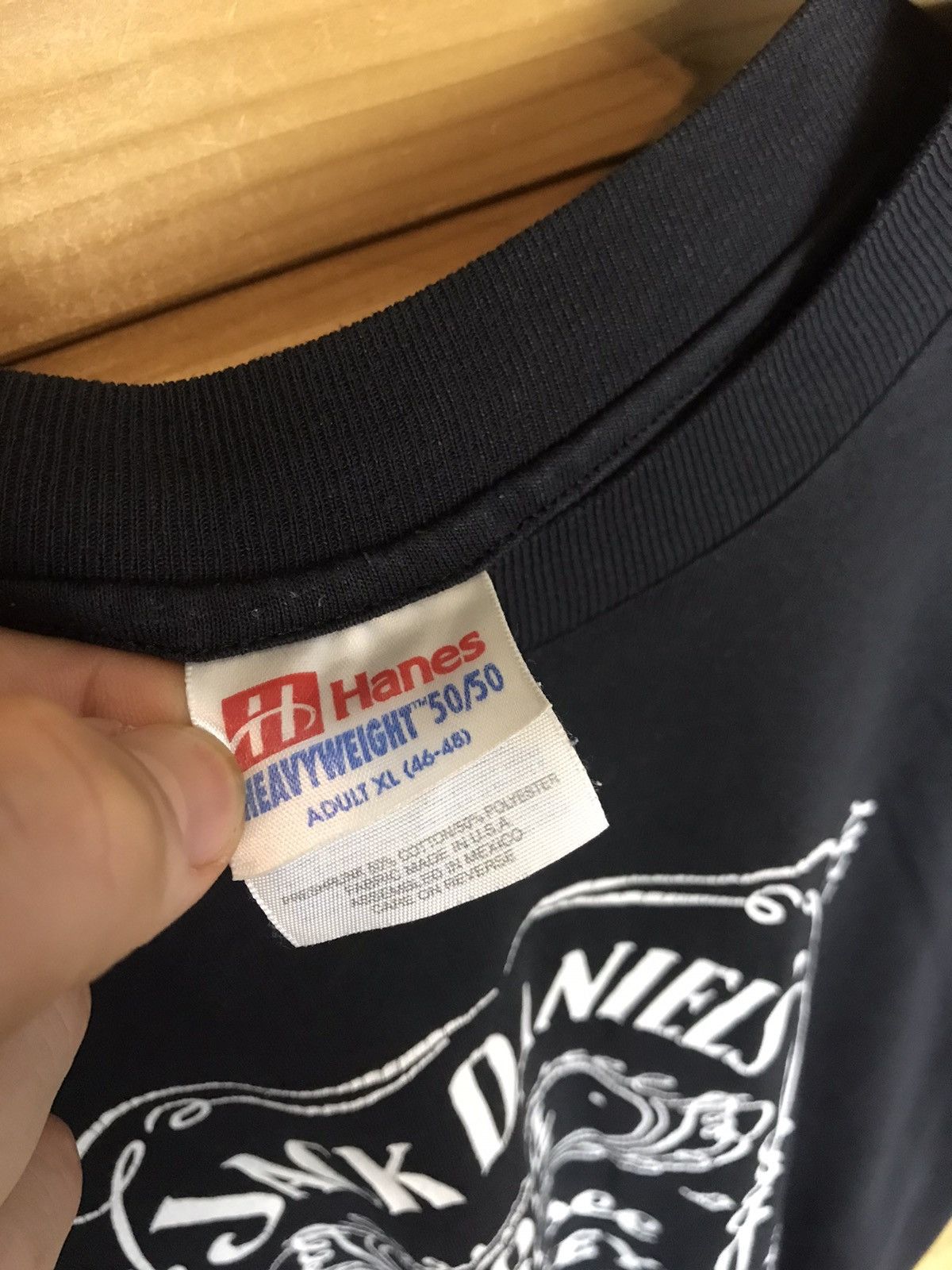 Vintage Vintage 90s Jack Daniels single stitch t-shirt Size US XL / EU 56 / 4 - 7 Thumbnail