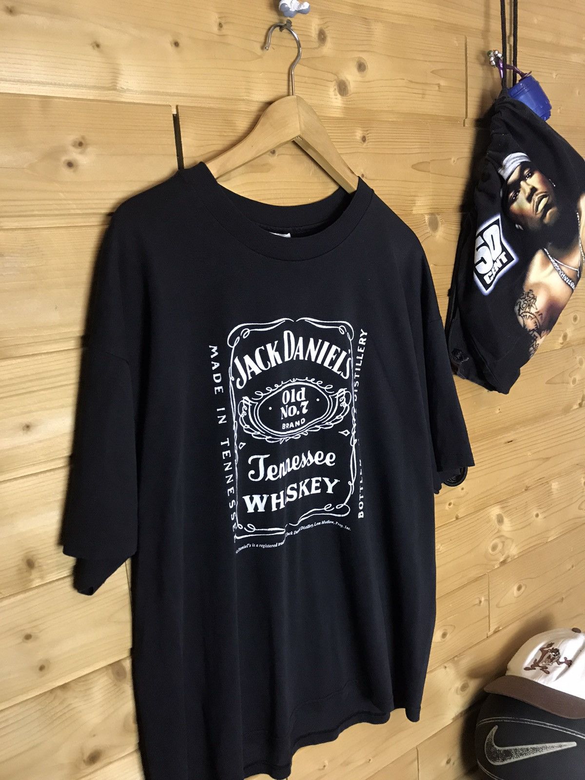Vintage Vintage 90s Jack Daniels single stitch t-shirt Size US XL / EU 56 / 4 - 3 Thumbnail