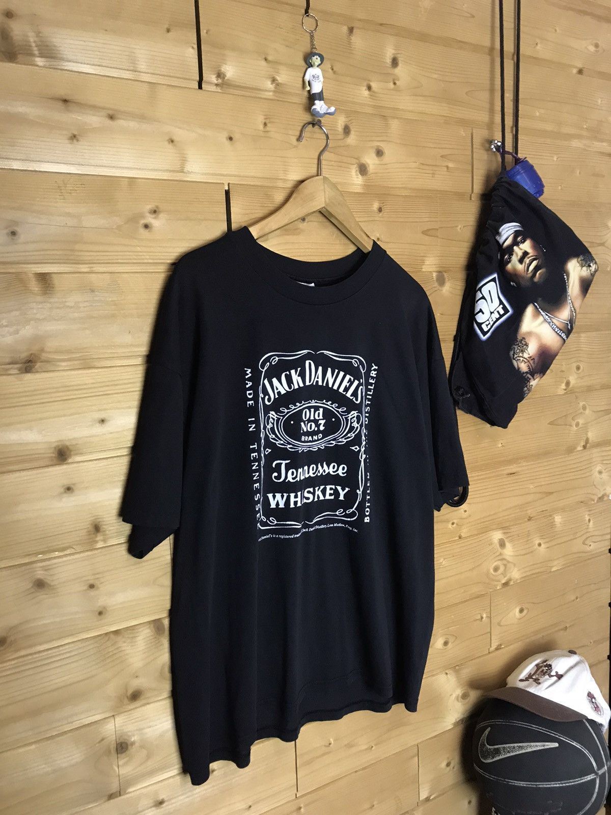 Vintage Vintage 90s Jack Daniels single stitch t-shirt Size US XL / EU 56 / 4 - 1 Thumbnail