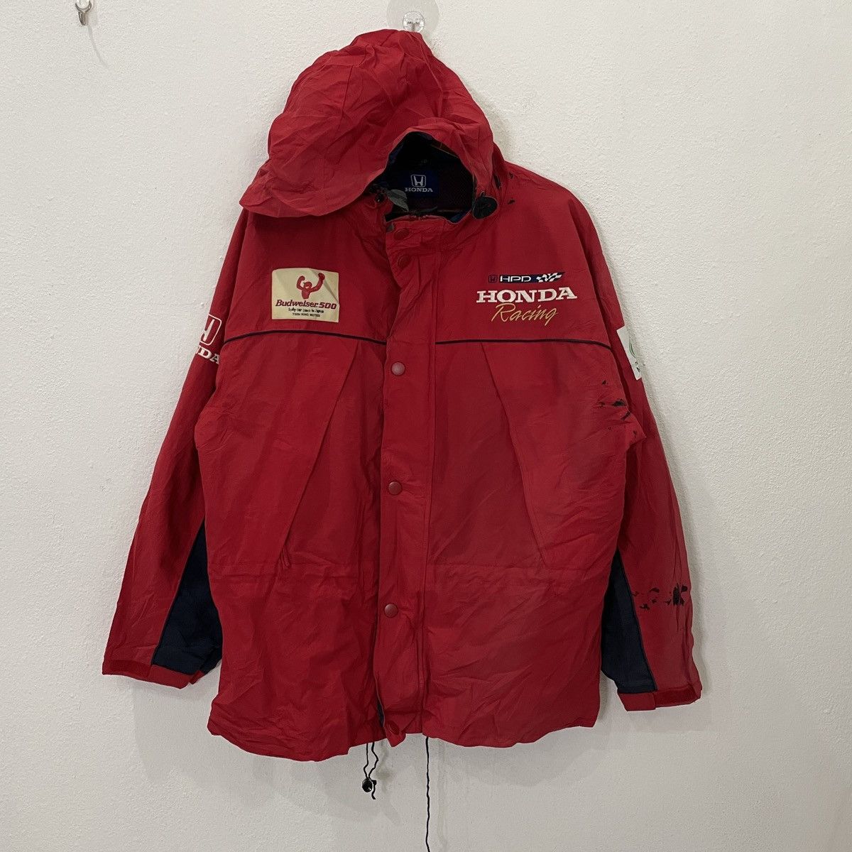 Honda Vintage Honda Racing Car Race Jacket Size US L / EU 52-54 / 3 - 6 Thumbnail