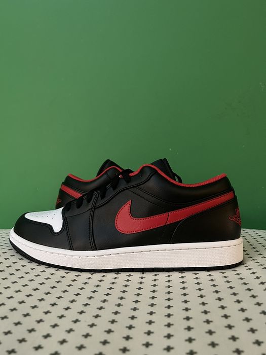 low top white air jordans