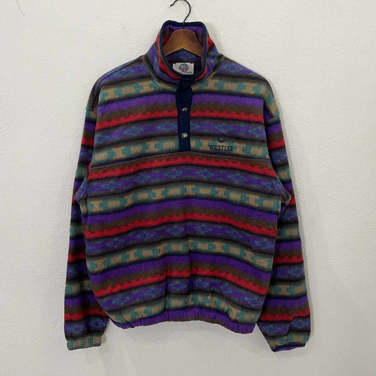 Vintage Vintage Verbier Multicolour Sweatshirt Size US L / EU 52-54 / 3 - 1 Thumbnail