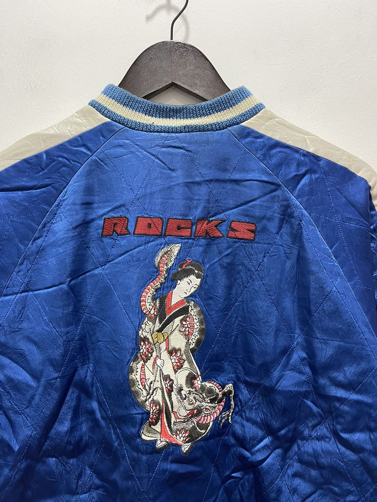 Japanese Brand × Vintage VINTAGE OZONE ROCKS GEISHA LOGO EMBROIDERY REVERSIBLE JACKET Size US S / EU 44-46 / 1 - 13 Thumbnail