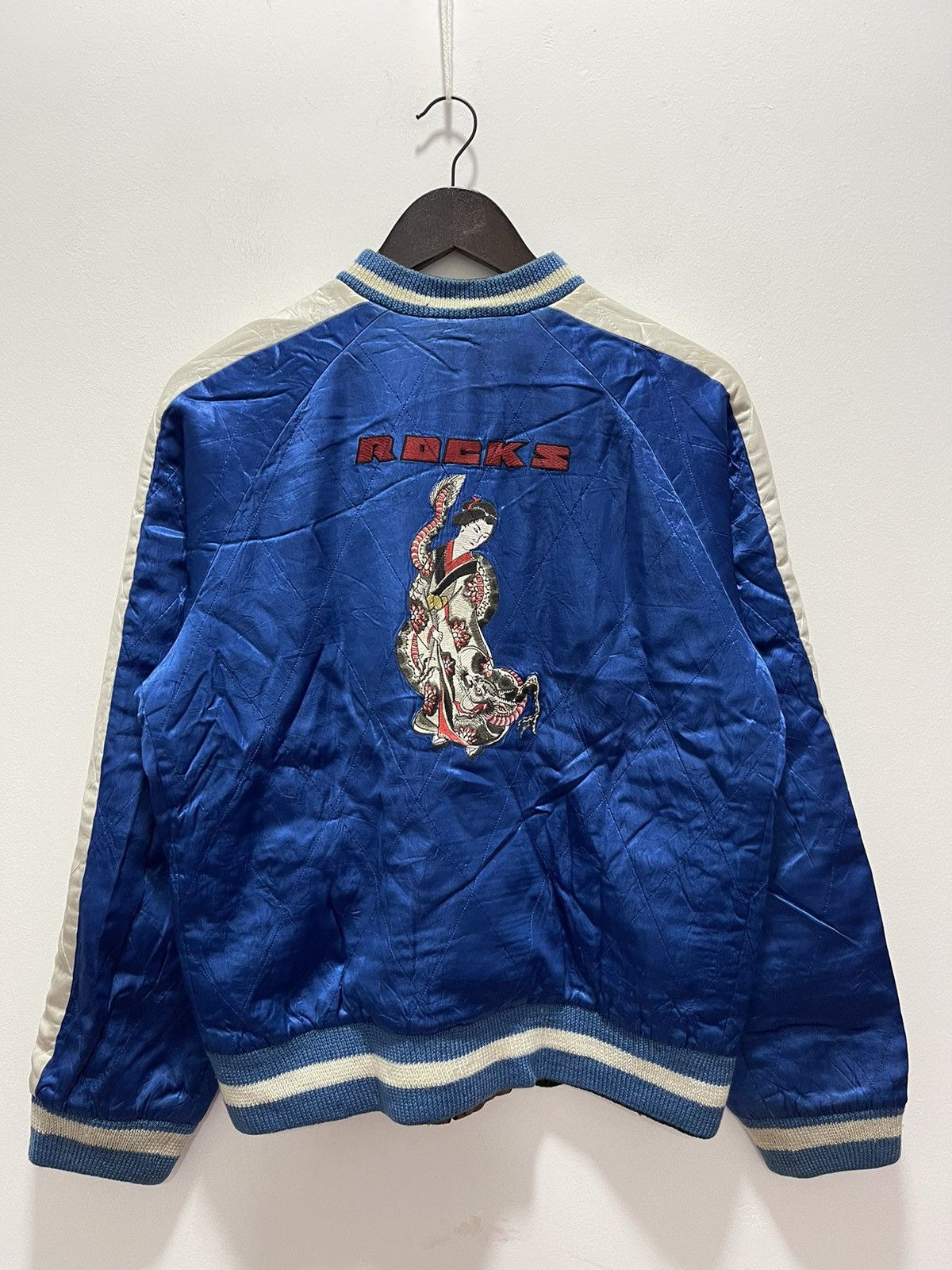 Japanese Brand × Vintage VINTAGE OZONE ROCKS GEISHA LOGO EMBROIDERY REVERSIBLE JACKET Size US S / EU 44-46 / 1 - 12 Thumbnail