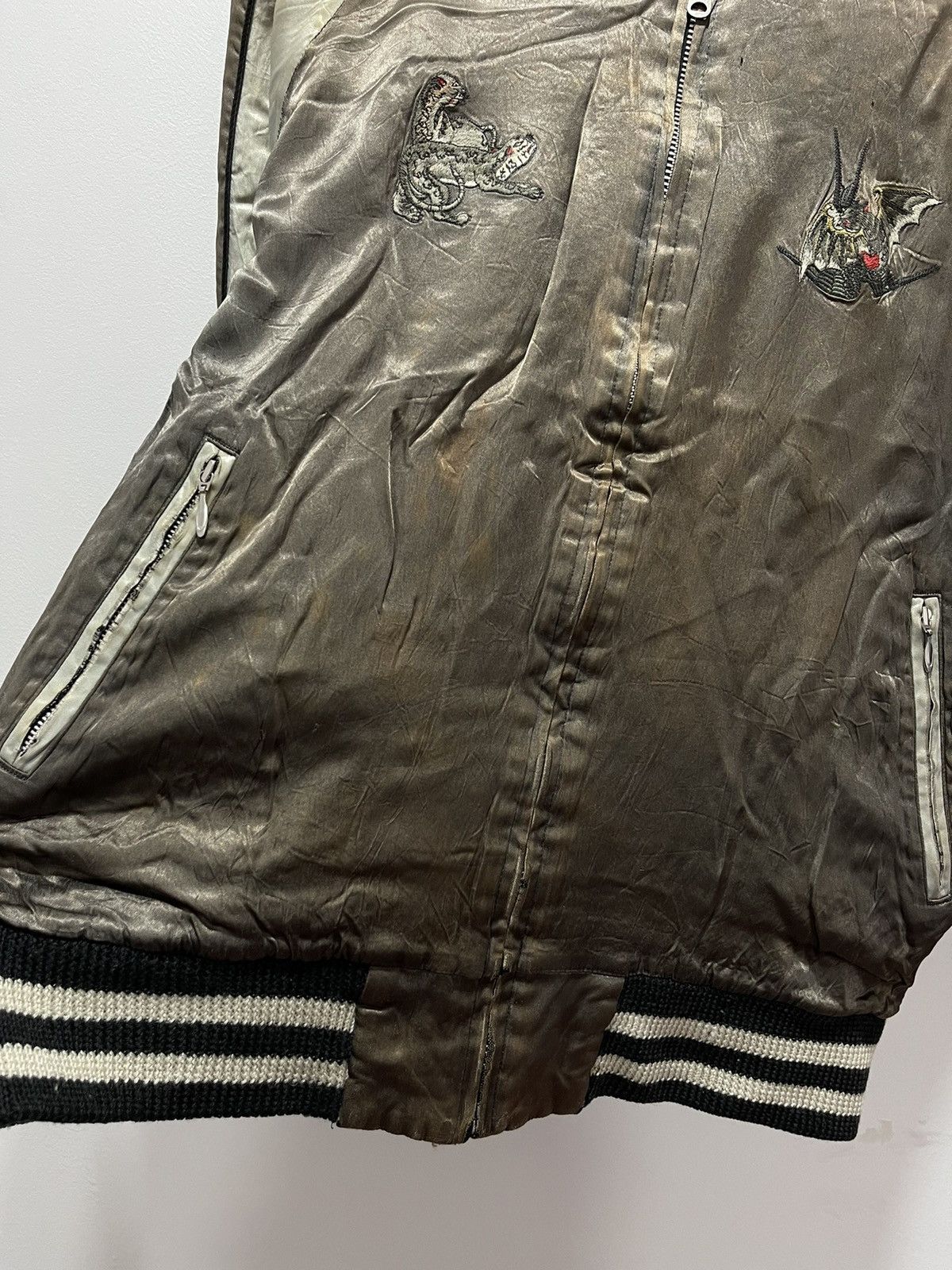 Japanese Brand × Vintage VINTAGE OZONE ROCKS GEISHA LOGO EMBROIDERY REVERSIBLE JACKET Size US S / EU 44-46 / 1 - 11 Thumbnail