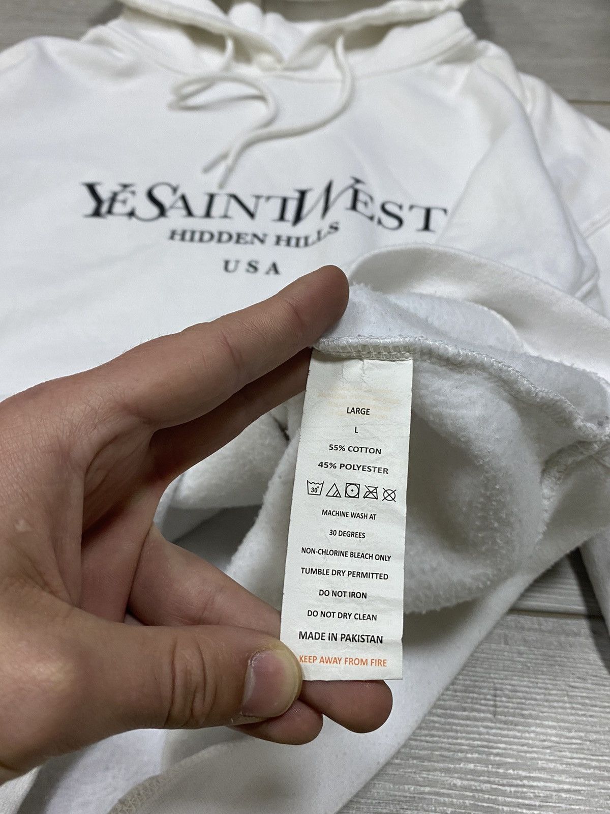 Yesaintwest hoodie hotsell