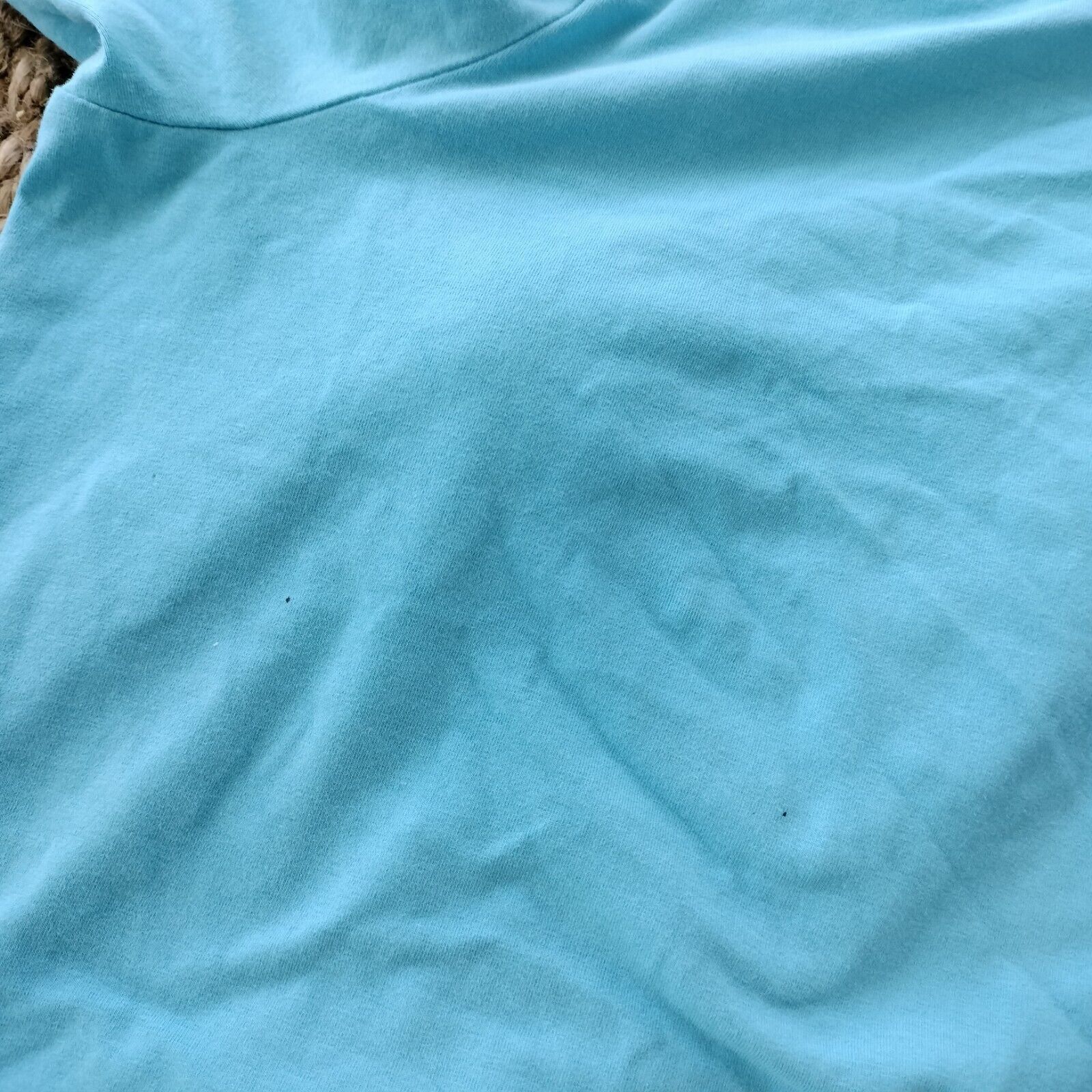 Vintage Vintage Y2K 2000s Top Turtleneck Blue Size XL / US 12-14 / IT 48-50 - 8 Thumbnail