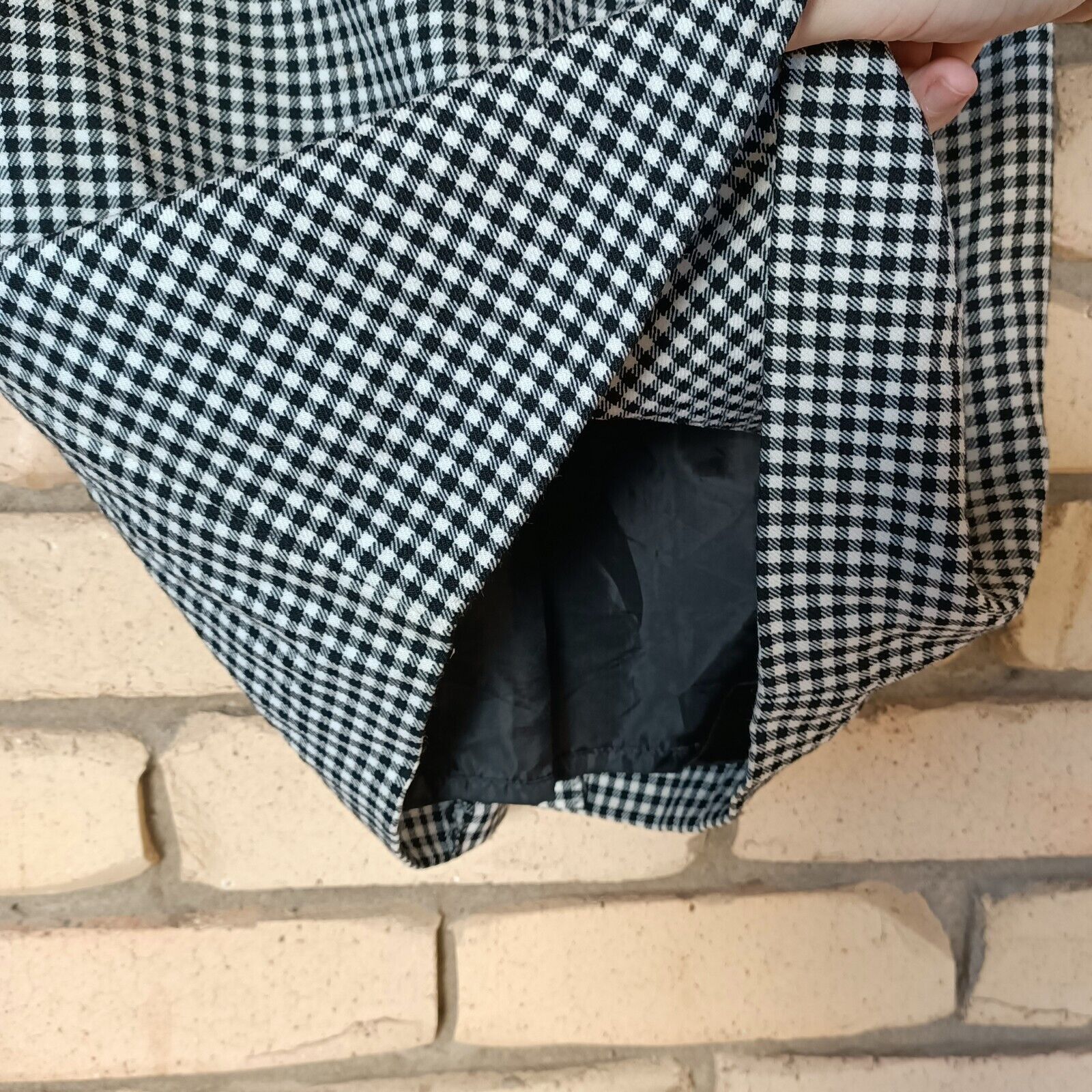 Designer × Japanese Brand Le Souk Japan Size 2 W24 Gingham Skirt Size 24" / US 00 / IT 34 - 4 Thumbnail