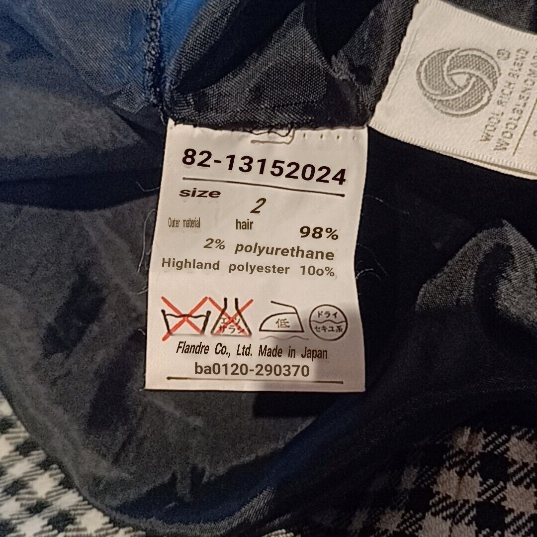 Designer × Japanese Brand Le Souk Japan Size 2 W24 Gingham Skirt Size 24" / US 00 / IT 34 - 9 Thumbnail