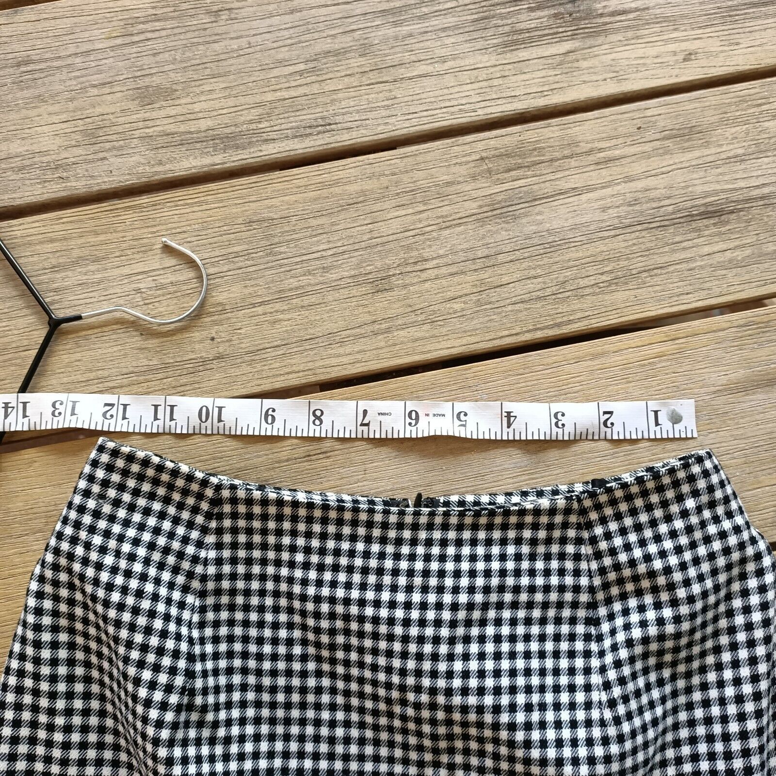 Designer × Japanese Brand Le Souk Japan Size 2 W24 Gingham Skirt Size 24" / US 00 / IT 34 - 10 Thumbnail