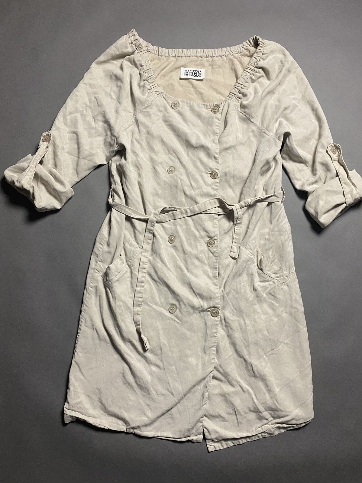 Maison Margiela × Vintage MM6 Maison Margiela Beige dress Size M / US 6-8 / IT 42-44 - 1 Thumbnail