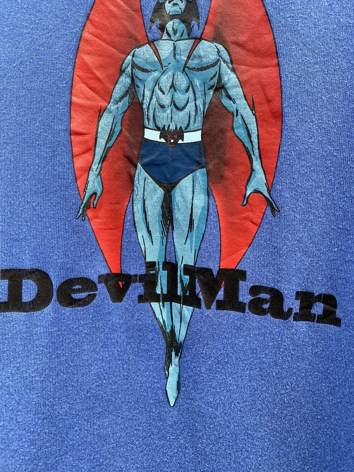 Anime RARE💥Vintage Famous Japanese Anime/Manga DEVILMAN Akira Tee Size US L / EU 52-54 / 3 - 5 Thumbnail