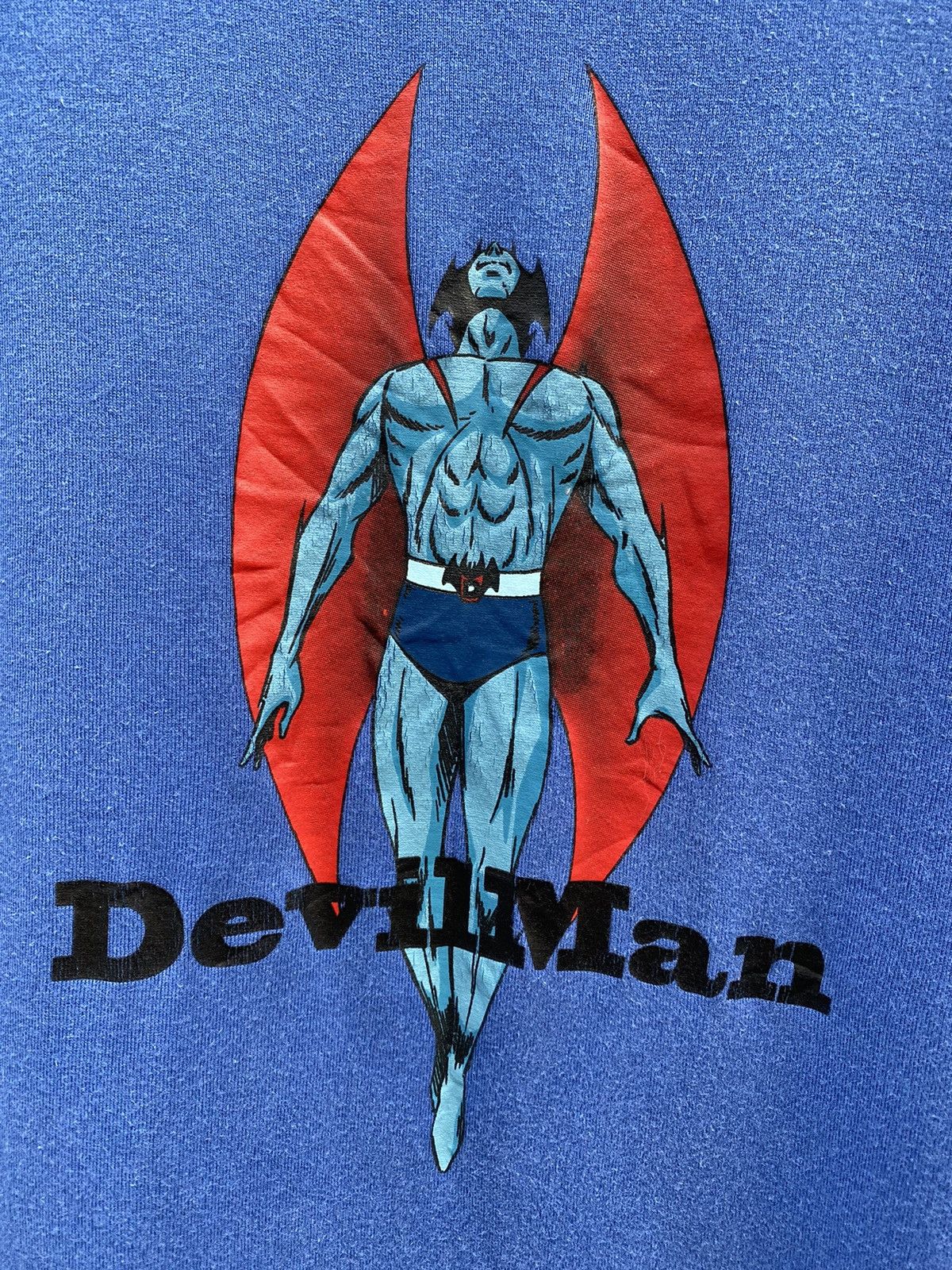 Anime RARE💥Vintage Famous Japanese Anime/Manga DEVILMAN Akira Tee Size US L / EU 52-54 / 3 - 2 Thumbnail