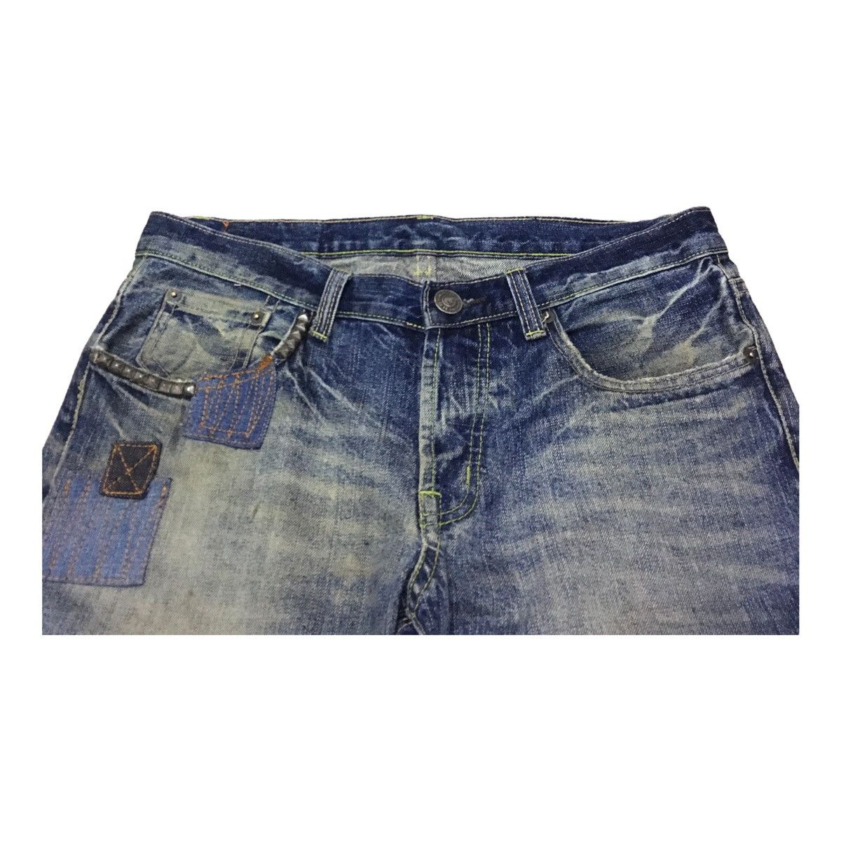 Hysteric Glamour × If Six Was Nine Rare Design Vintage Brand Hysteic Glamour Faded Jeans 1990s Size US 32 / EU 48 - 3 Thumbnail