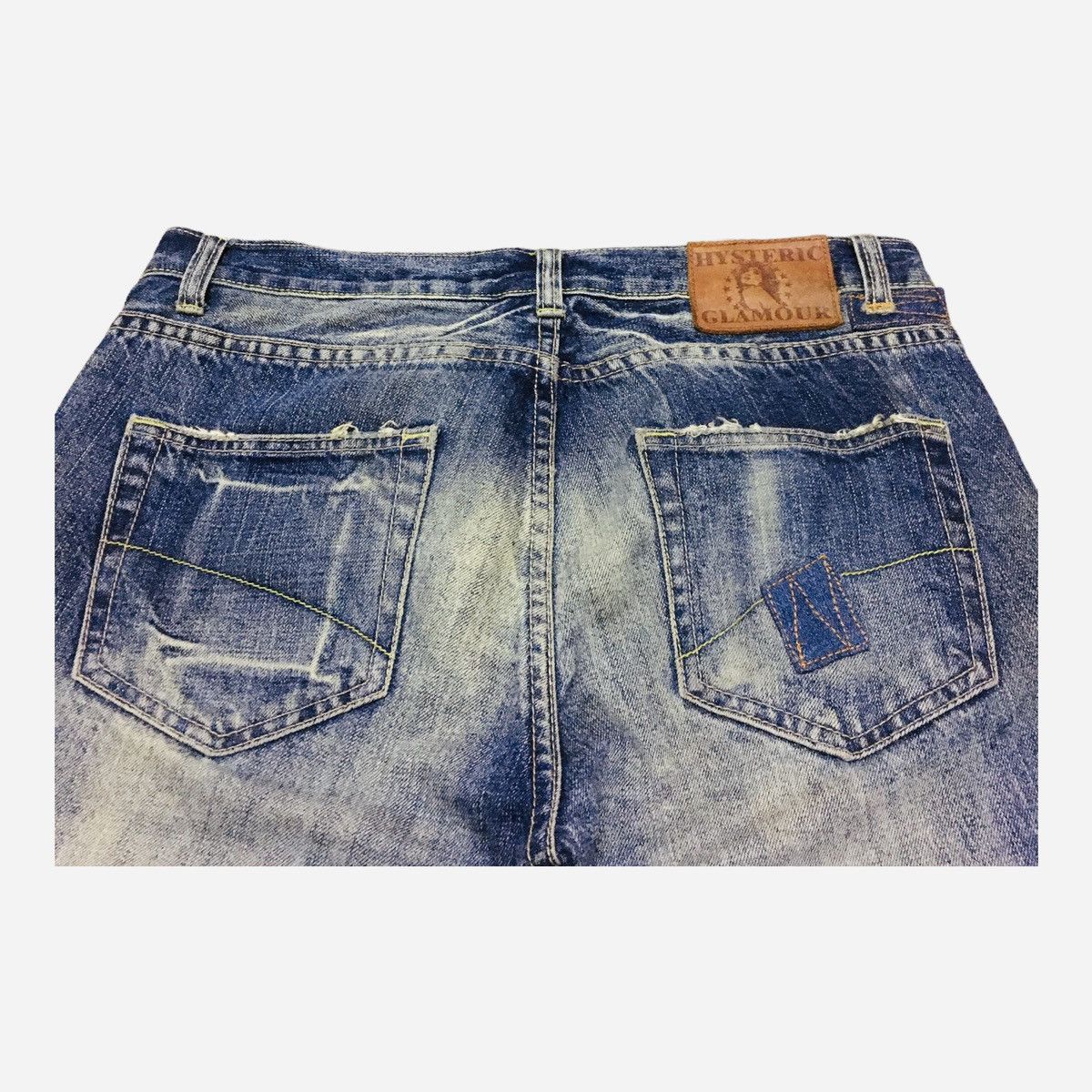 Hysteric Glamour × If Six Was Nine Rare Design Vintage Brand Hysteic Glamour Faded Jeans 1990s Size US 32 / EU 48 - 4 Thumbnail