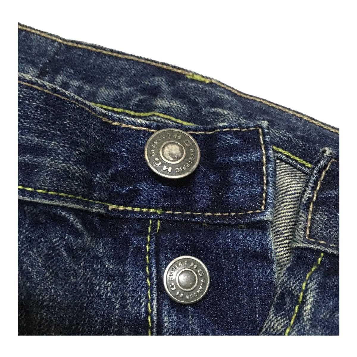 Hysteric Glamour × If Six Was Nine Rare Design Vintage Brand Hysteic Glamour Faded Jeans 1990s Size US 32 / EU 48 - 8 Thumbnail
