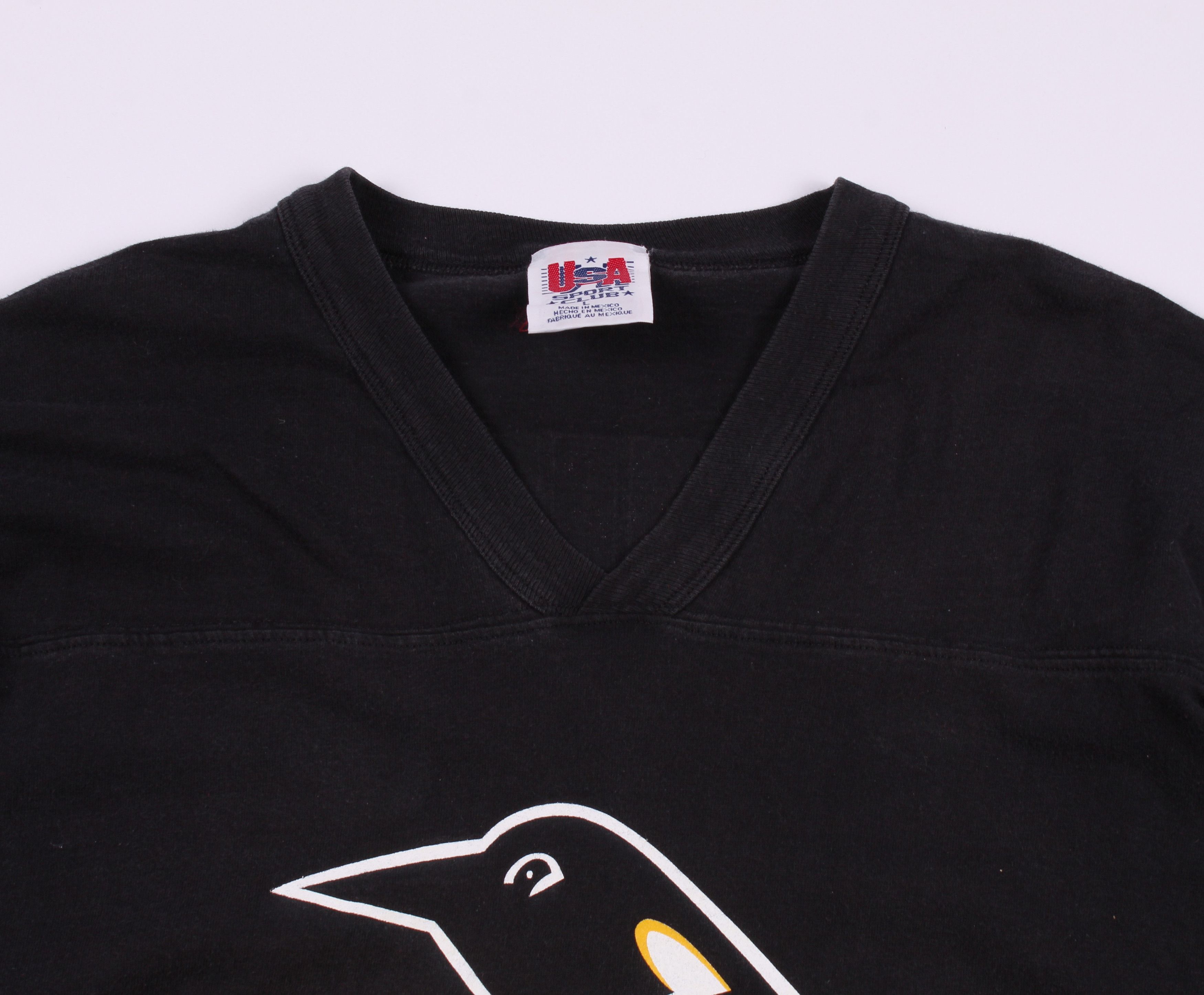 NHL × Vintage Vintage Mario Lemieux Pittsburgh Penguins Long Sleeve Jersey Size US L / EU 52-54 / 3 - 3 Thumbnail
