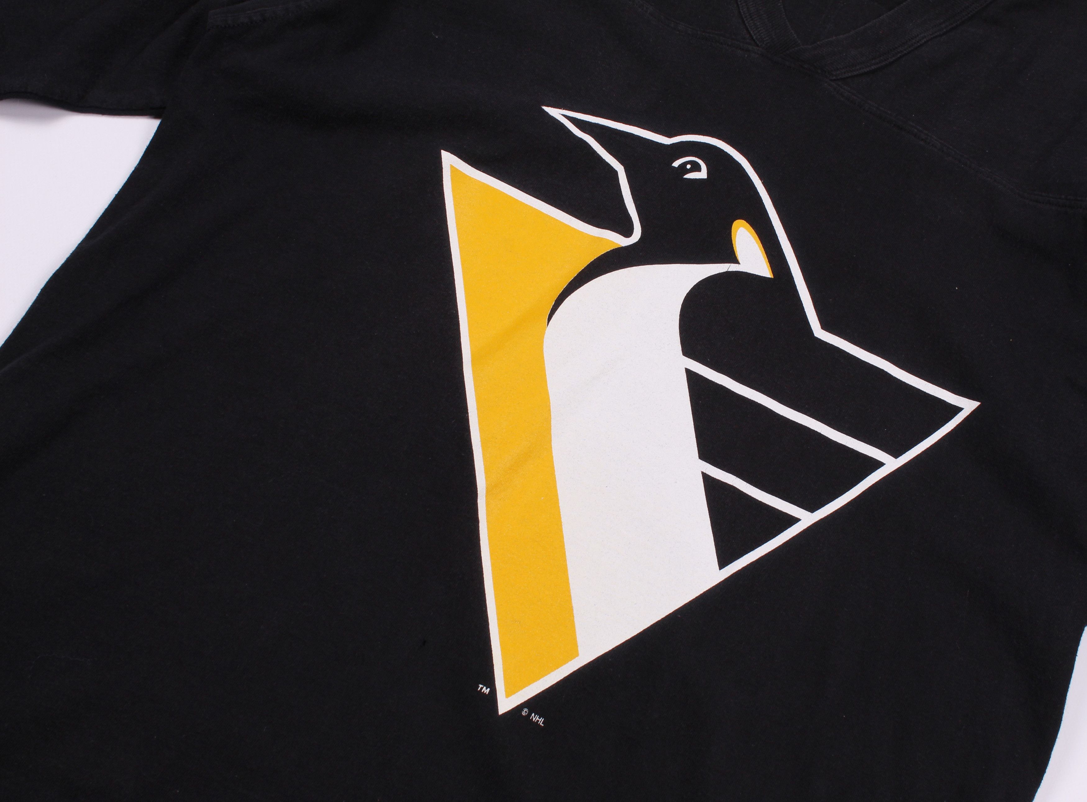 NHL × Vintage Vintage Mario Lemieux Pittsburgh Penguins Long Sleeve Jersey Size US L / EU 52-54 / 3 - 4 Thumbnail
