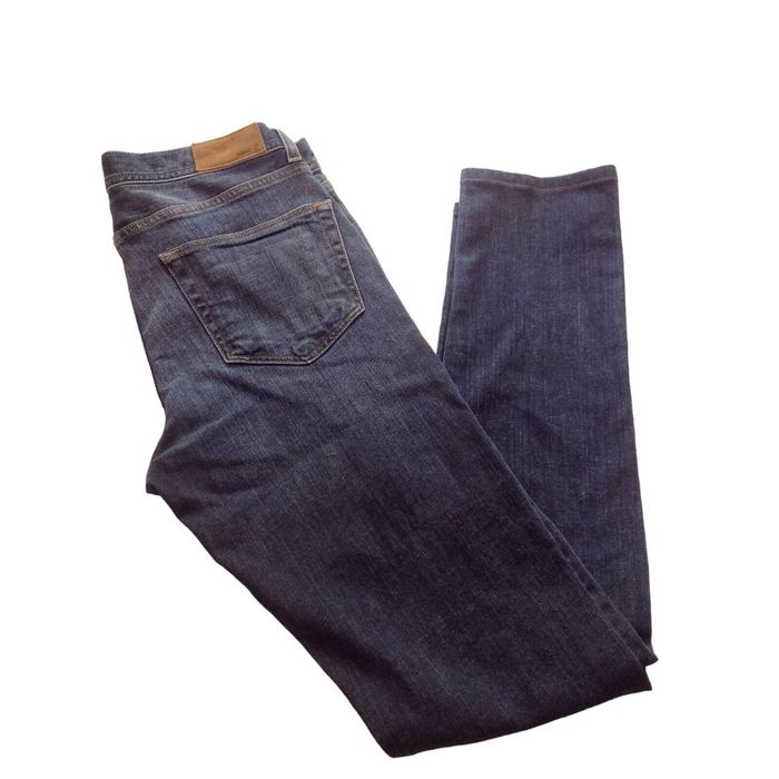 Johnnie O Johnnie O Mens Straight Leg Jeans 33 x 34 Blue Dark Wash Str ...