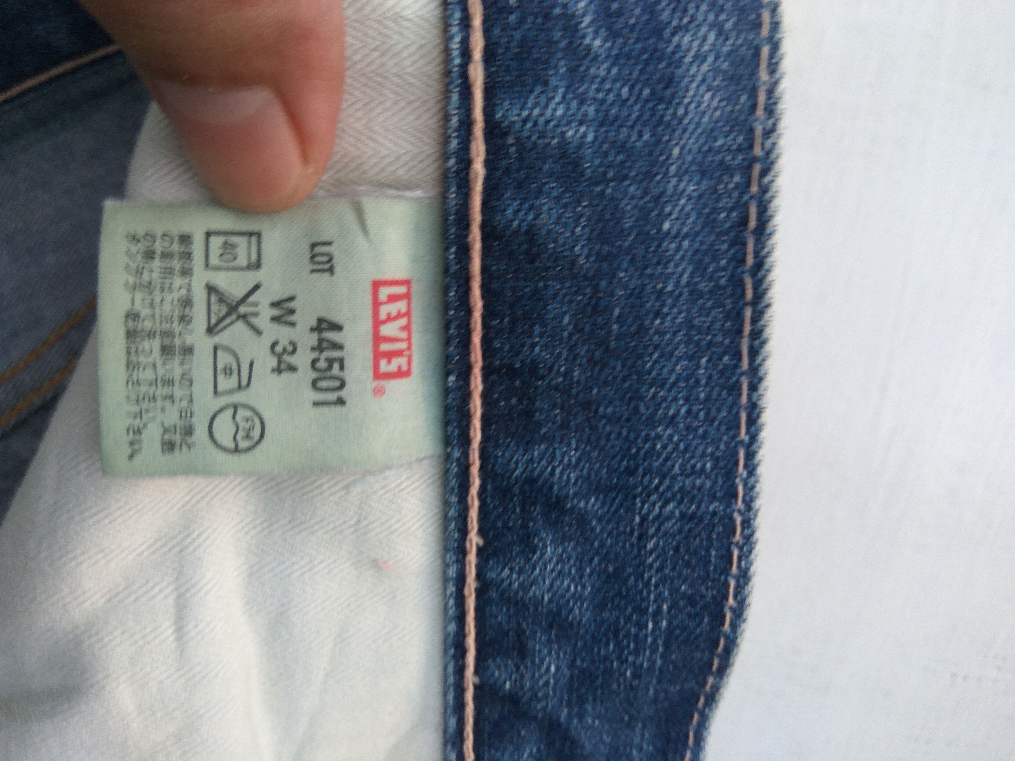 Levi's Vintage Levis 501 jeans big Capital E selvedge patchwork Size US 34 / EU 50 - 9 Thumbnail