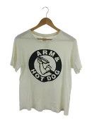 T-Shirts White ARM&HOTDOGS Print Short Sleeve