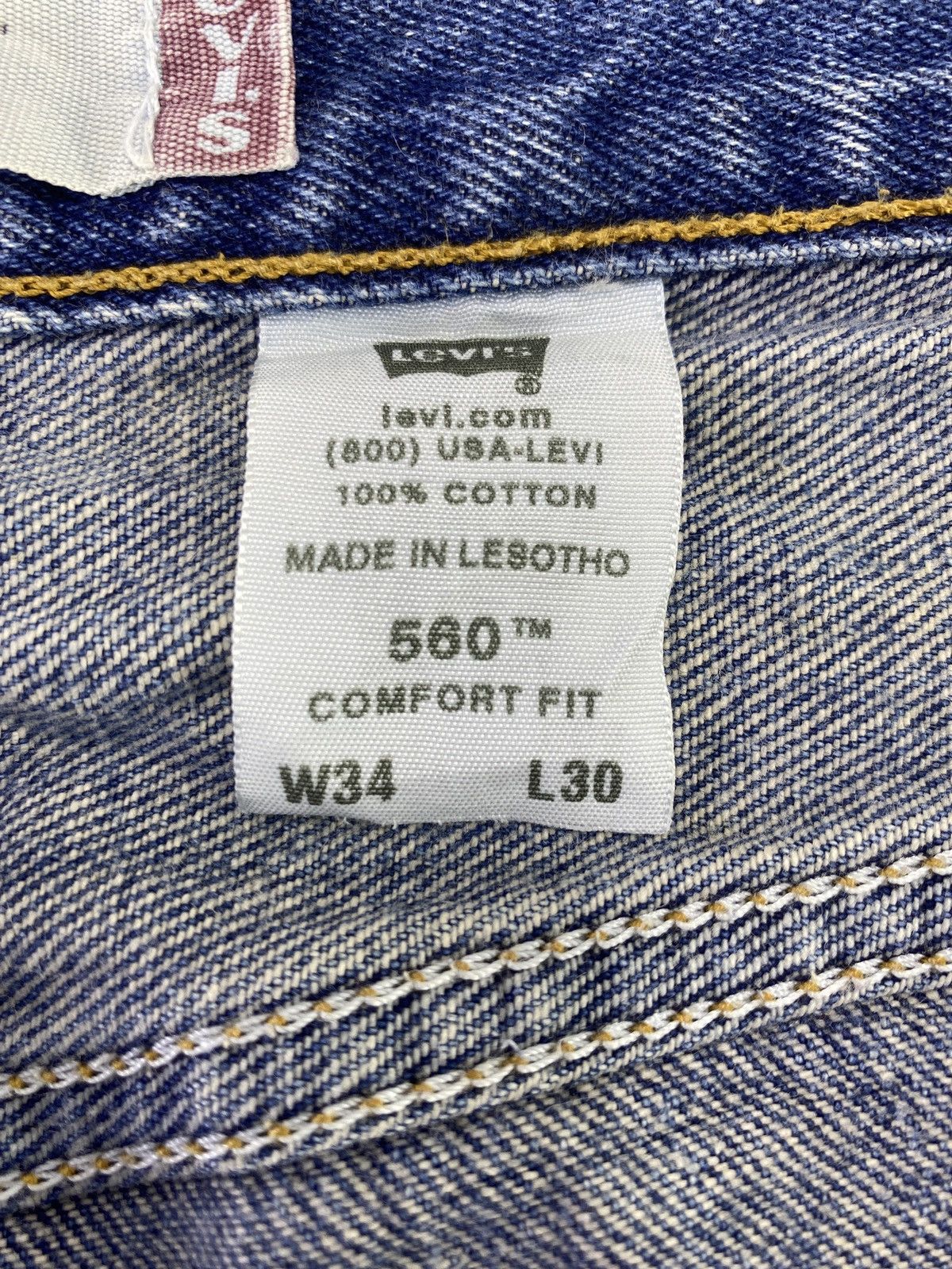 Levi's VINTAGE LEVI'S 560 JEANS - J695 Size US 34 / EU 50 - 5 Thumbnail