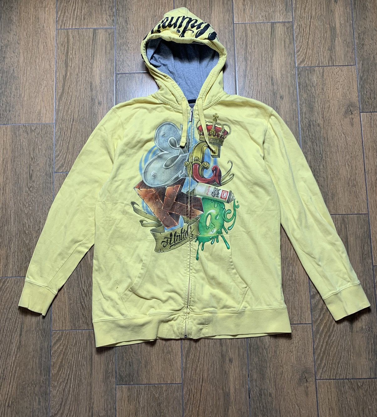 Ecko Unltd Vintage Rap zip hoodie