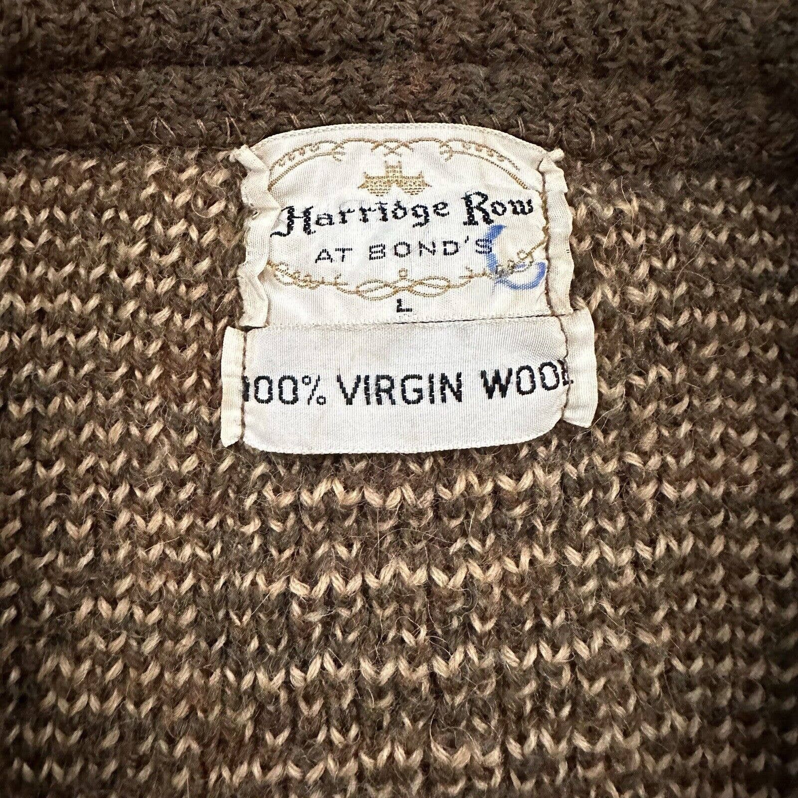 Vintage Vintage 60s Harridge Row At Bonds Striped Wool Cardigan ...