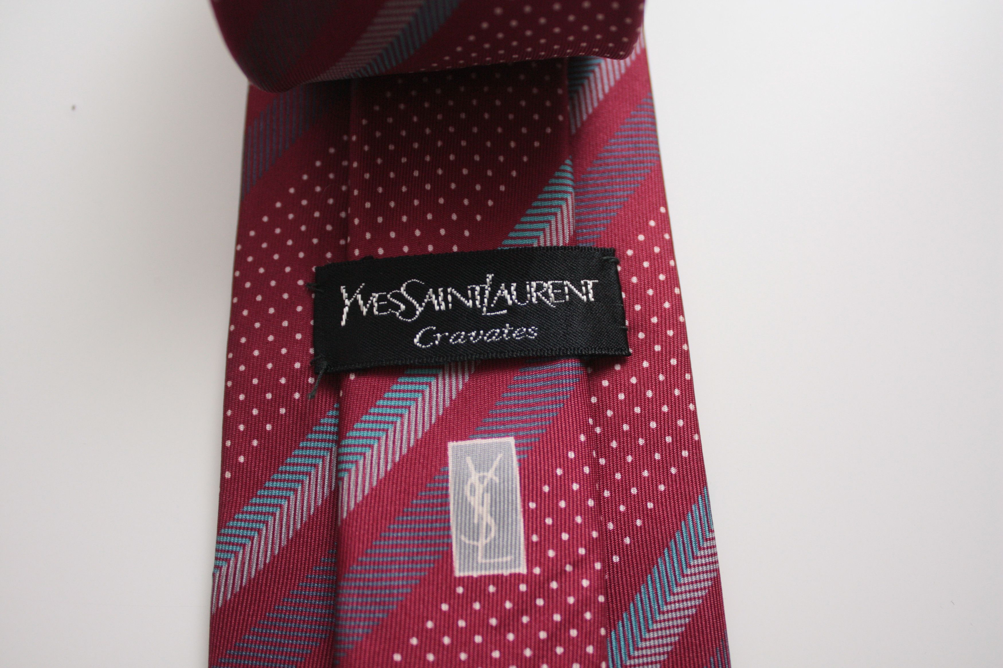 Yves Saint Laurent Yves Saint Laurent Cravates Silk Tie Size ONE SIZE - 2 Thumbnail
