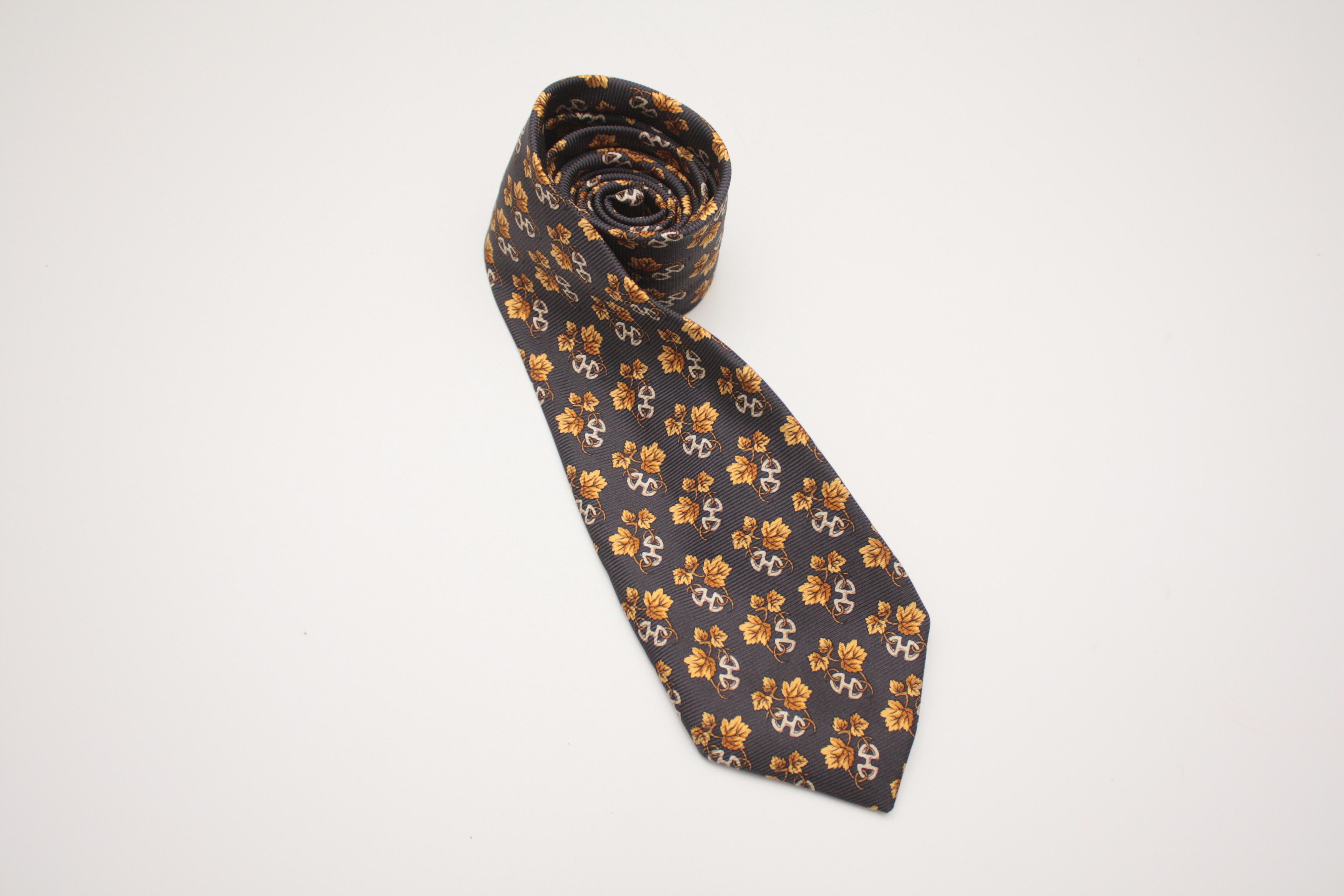 Celine Celine Paris Silk Tie Made In Spain Size ONE SIZE - 4 Thumbnail