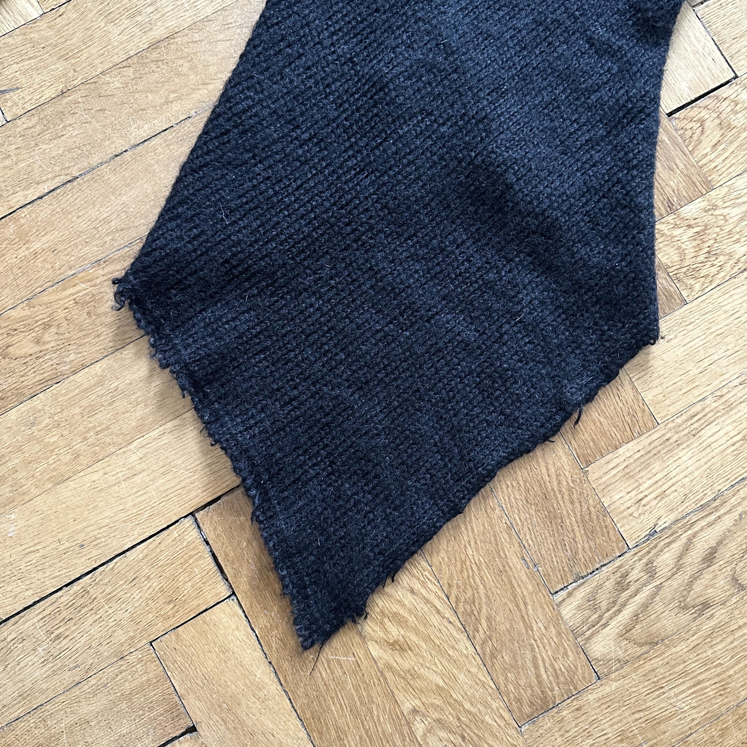 Comme des Garcons 90s Asymetrical Raw Wool Dress Size ONE SIZE - 5 Thumbnail
