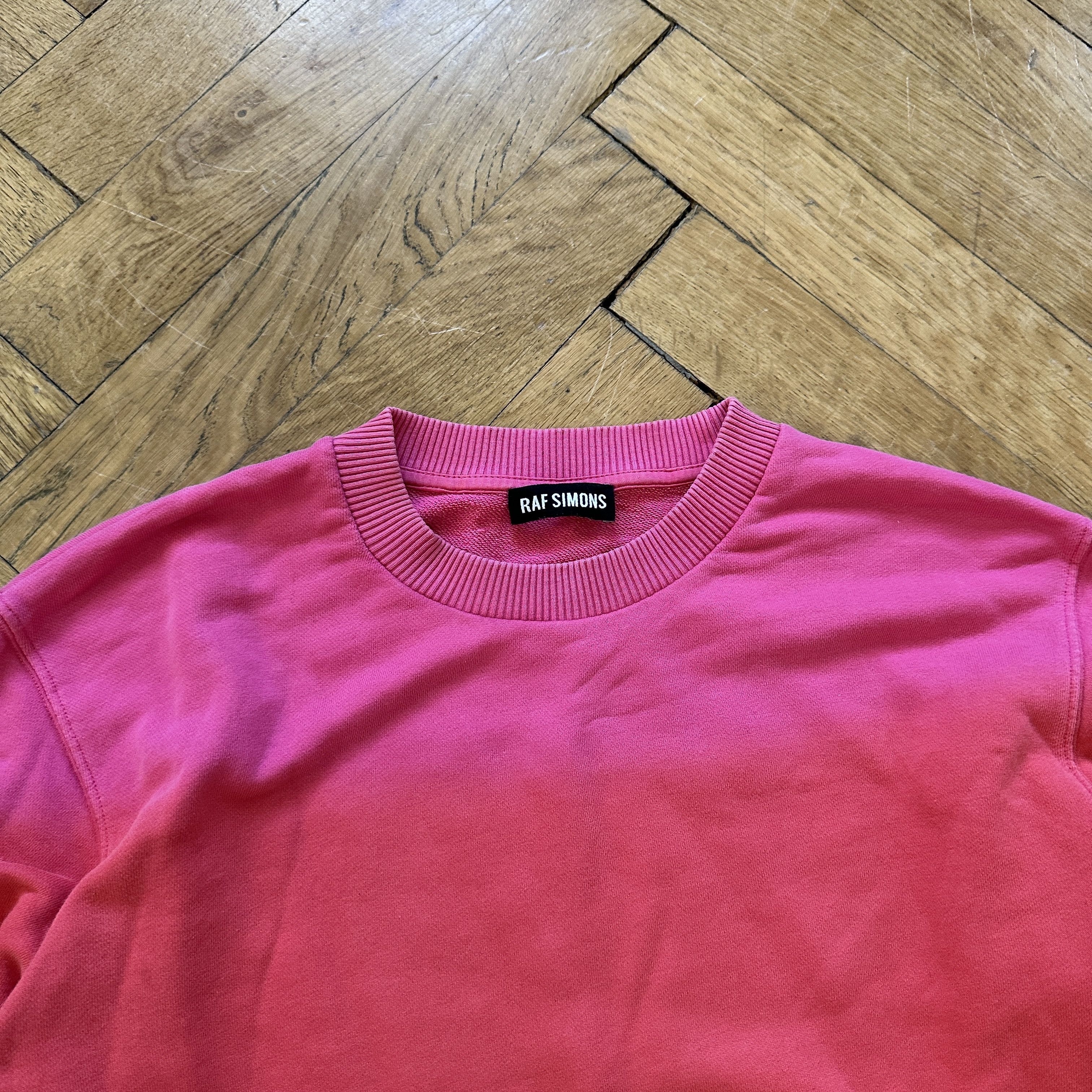 Raf Simons FW14 Pink Dip Dye Sweater Size US S / EU 44-46 / 1 - 3 Thumbnail