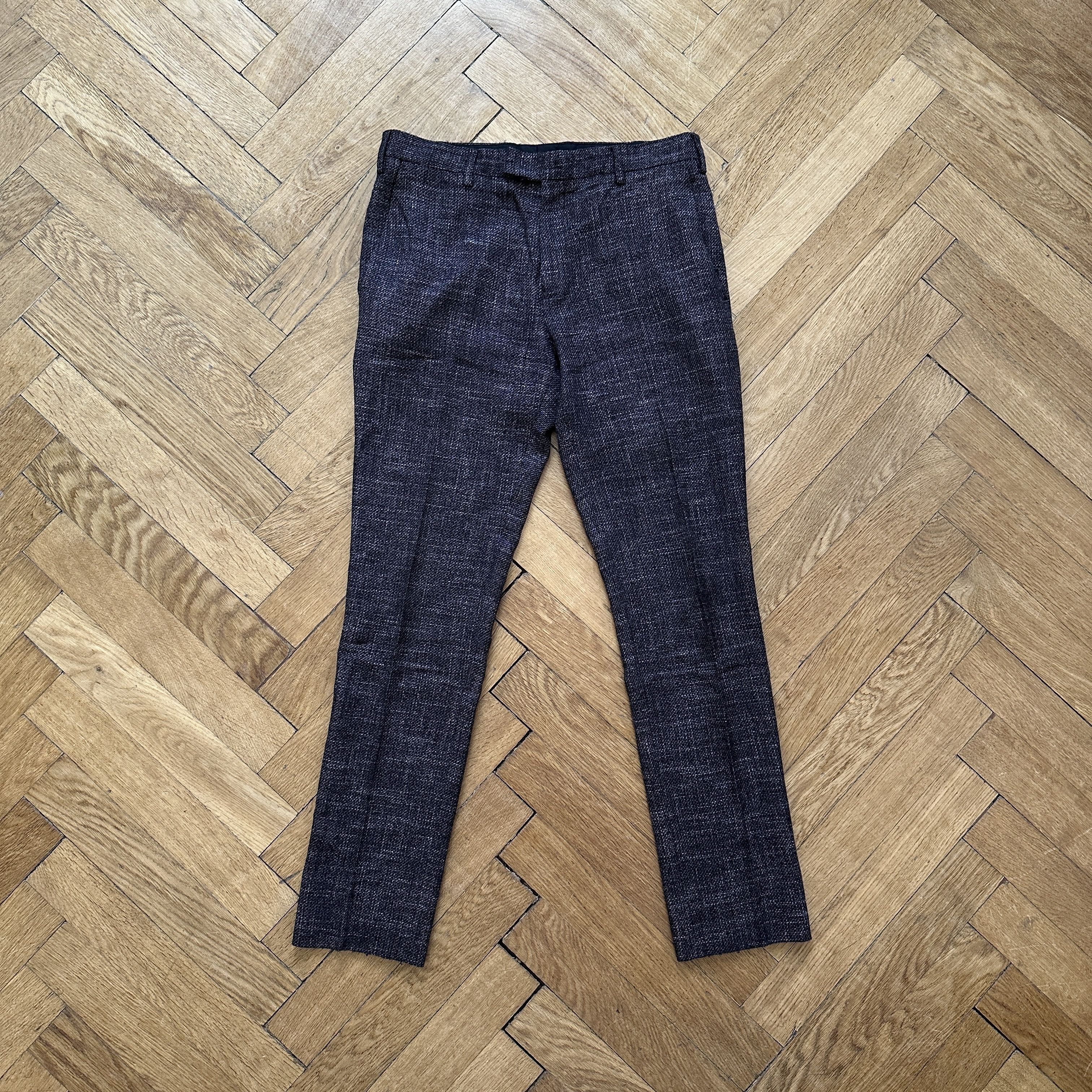 Pleated Wool Pants