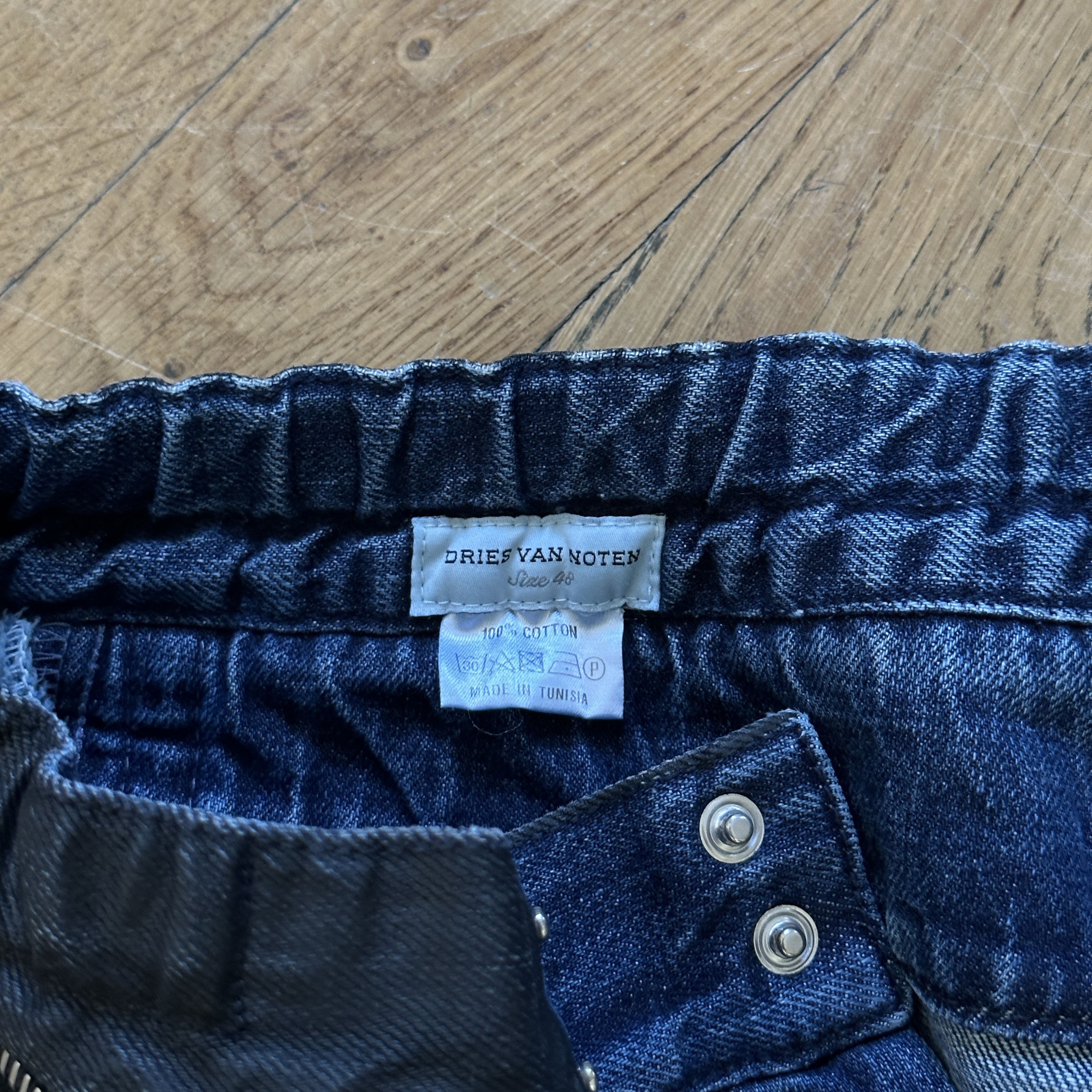 Dries Van Noten FW14 Black Waxed Moto Biker Pants Size US 32 / EU 48 - 5 Thumbnail