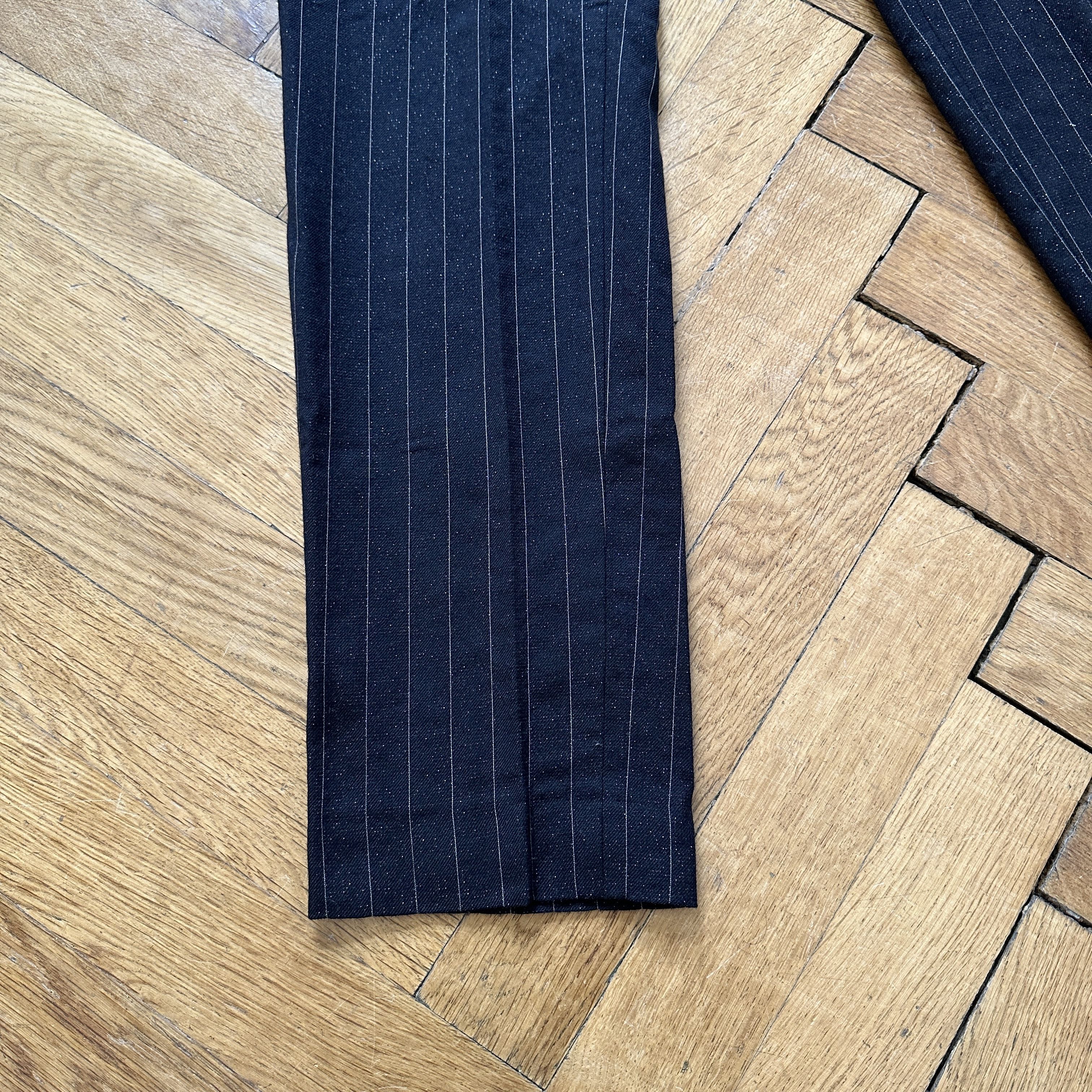 AW14 Striped Pleated Chinos