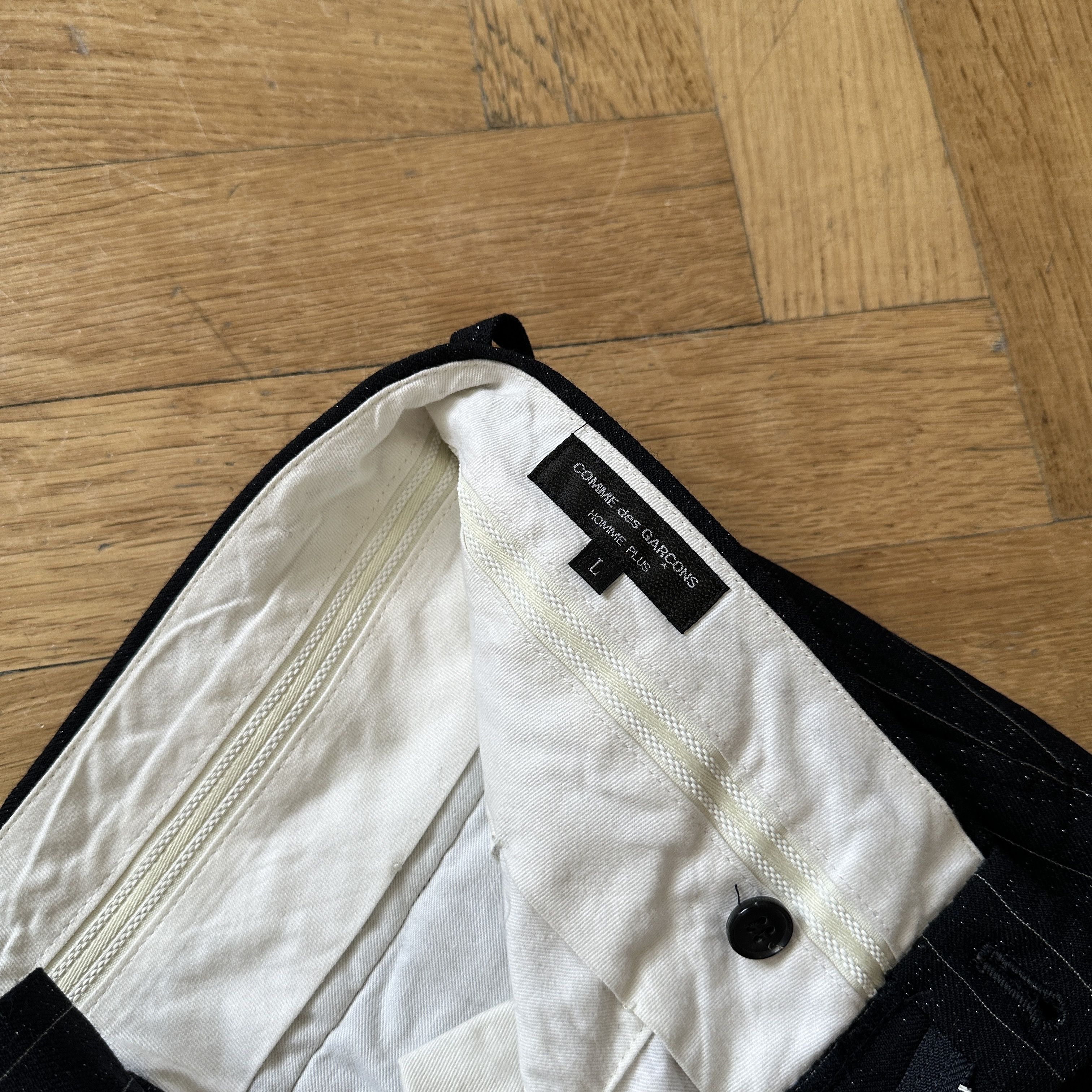 AW14 Striped Pleated Chinos