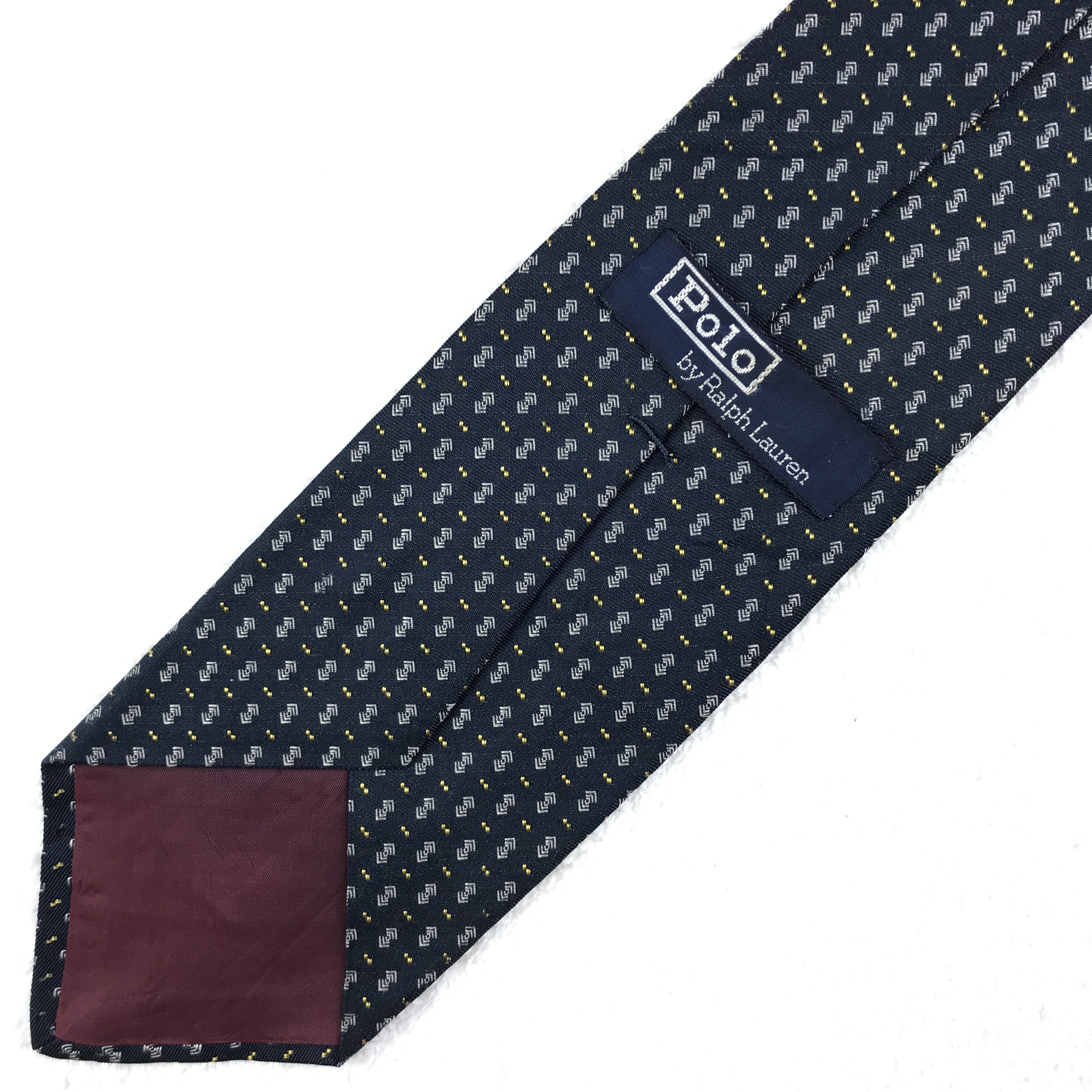 Designer × Polo Ralph Lauren × Vintage RL301 Vintage Polo by Ralph Lauren Necktie Pure Silk Size ONE SIZE - 6 Thumbnail