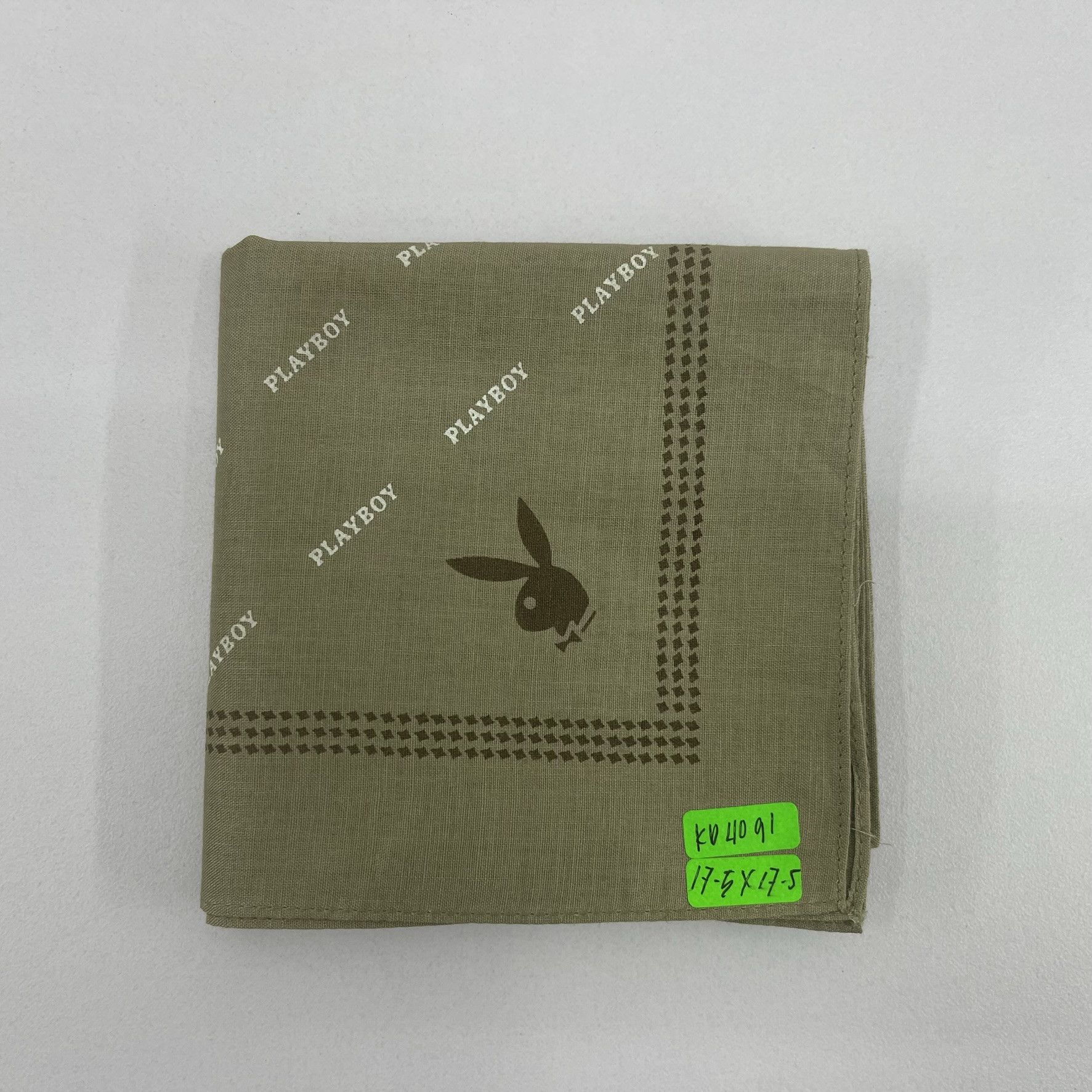 Playboy × Vintage Playboy Headscarf/Handkerchief/Neckerchief-4091 Size ONE SIZE - 5 Thumbnail
