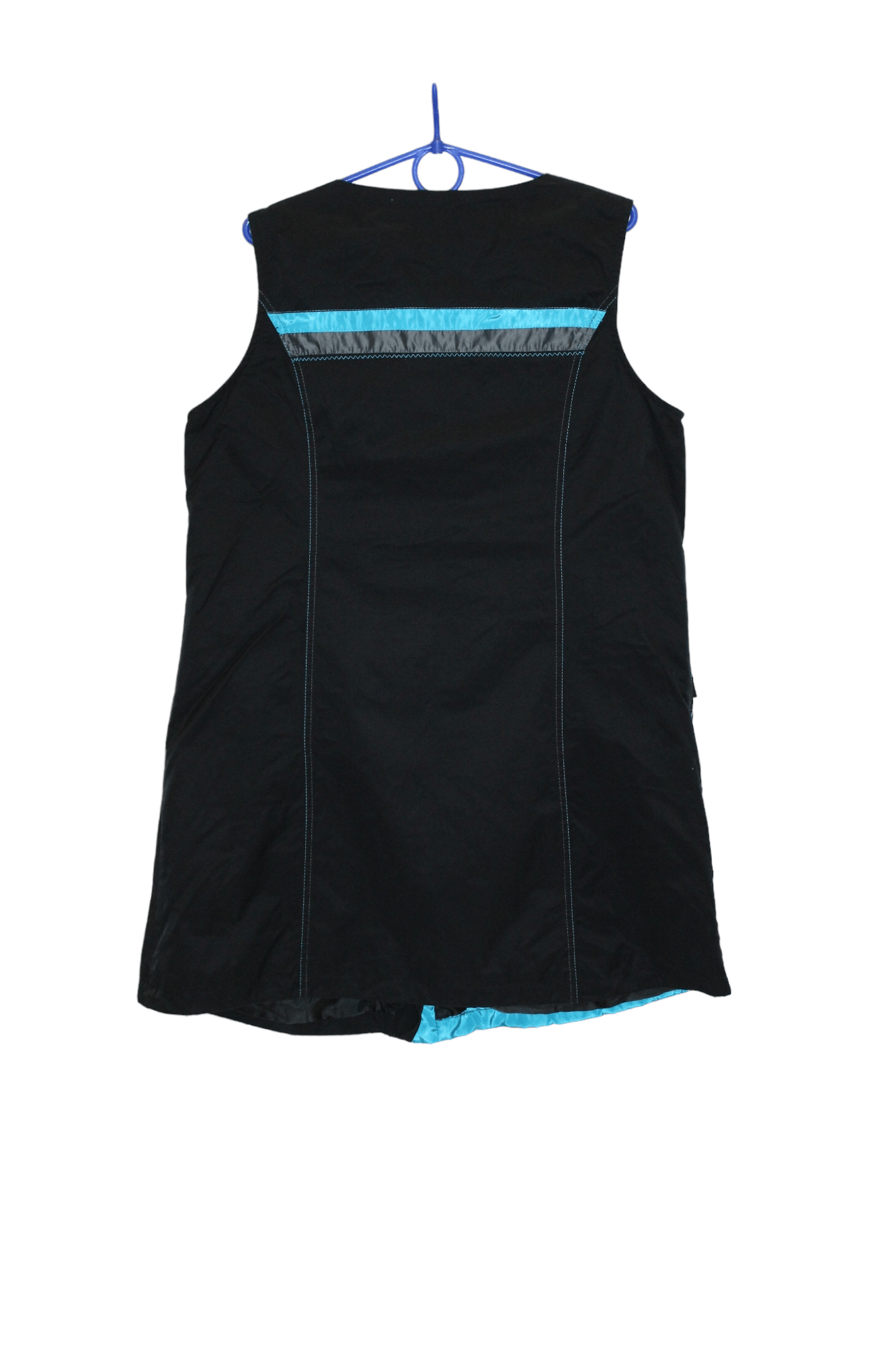 Beauty Beast L33 Paris zip up sleeveless long line Steampunk Vest Size M / US 6-8 / IT 42-44 - 5 Thumbnail