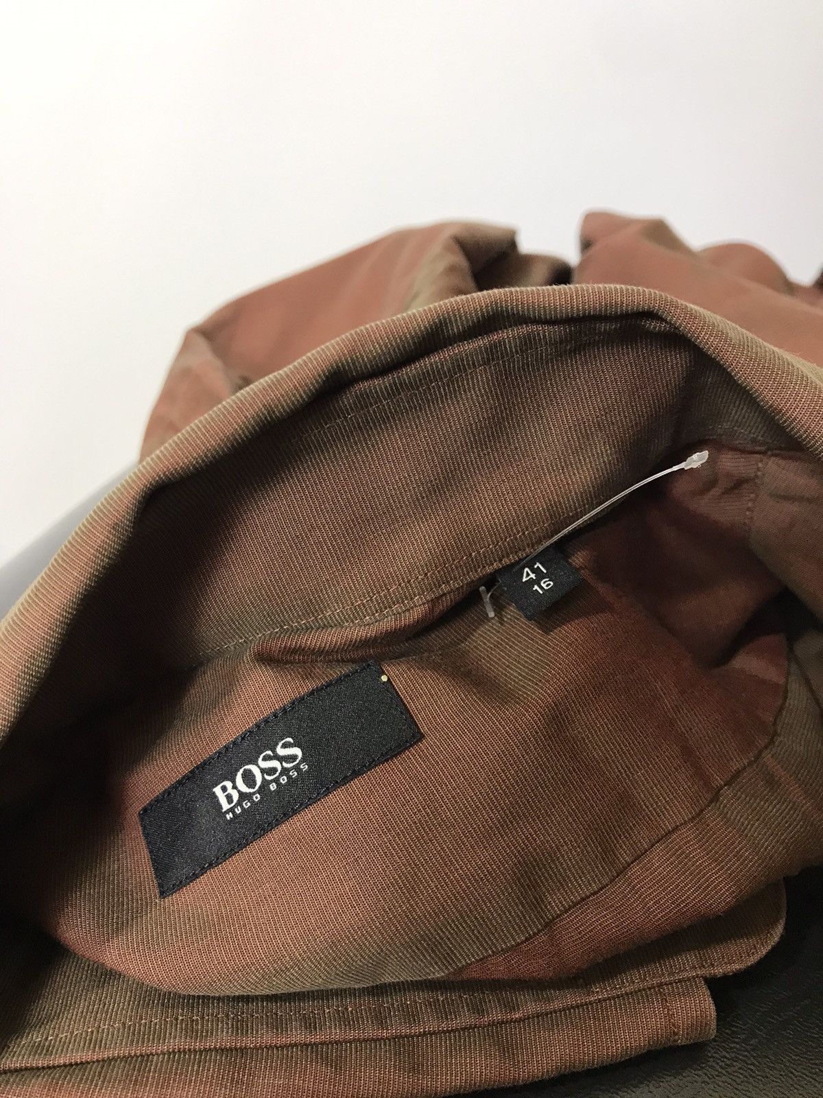 Hugo Boss × Vintage Hugo Boss vintage shirt size 41/16 Size US M / EU 48-50 / 2 - 3 Thumbnail