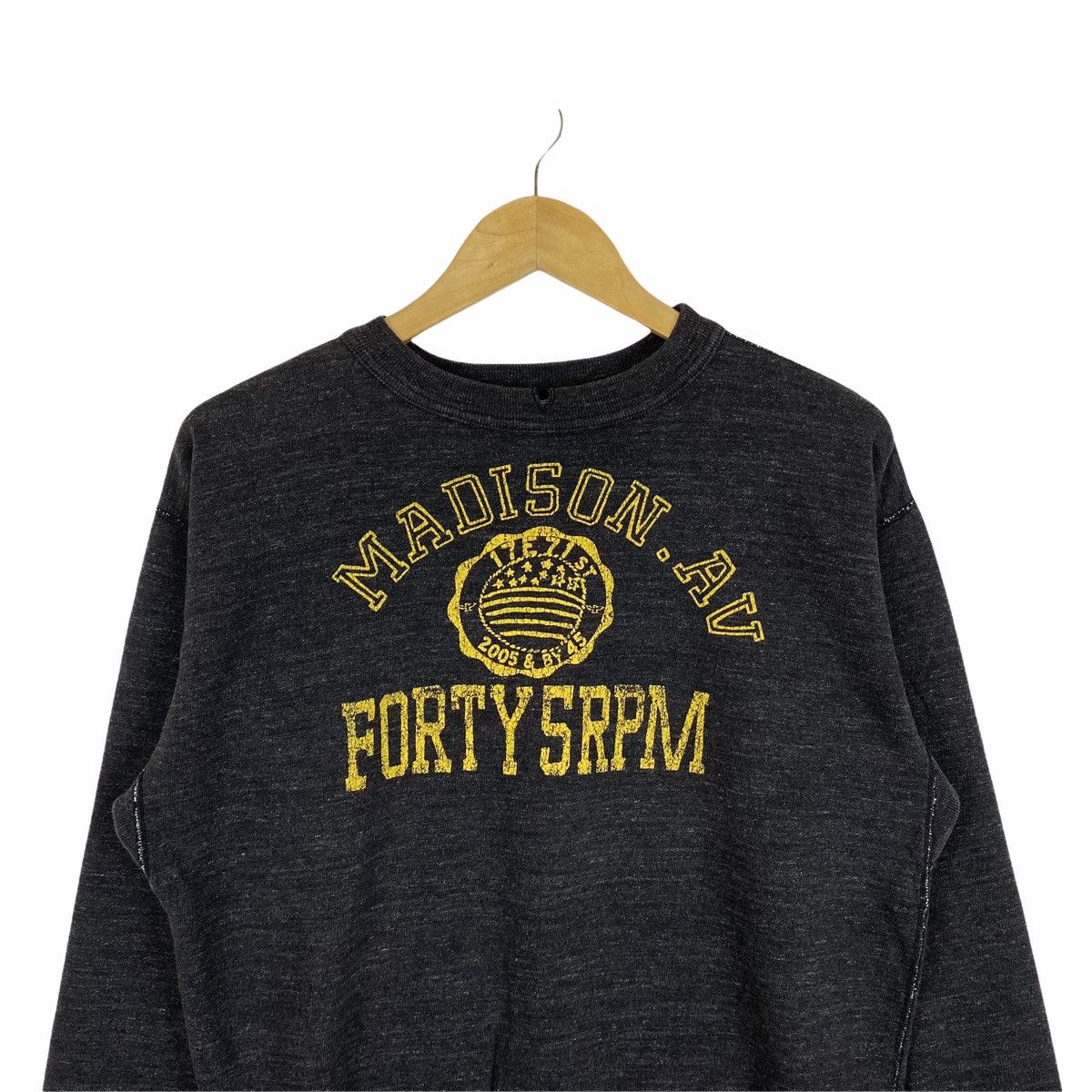 45rpm Vintage 45RPM Japanese Brand Big Logo Sweatshirt Pullover Size US M / EU 48-50 / 2 - 4 Thumbnail