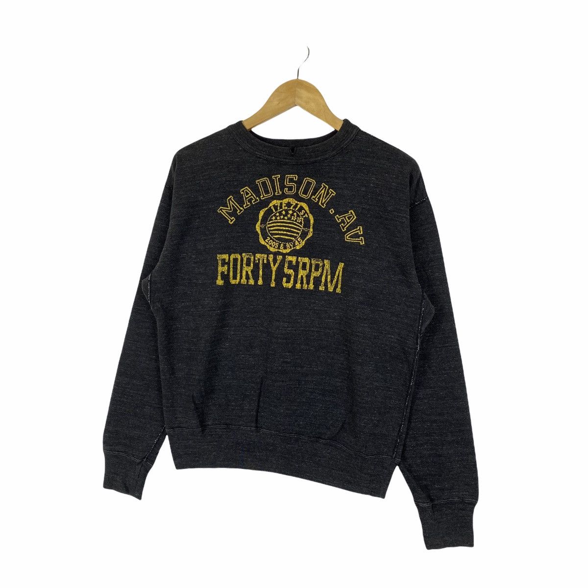 45rpm Vintage 45RPM Japanese Brand Big Logo Sweatshirt Pullover Size US M / EU 48-50 / 2 - 3 Thumbnail