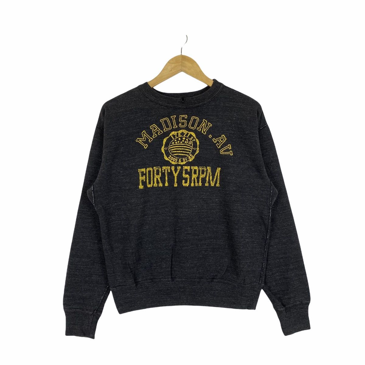 45rpm Vintage 45RPM Japanese Brand Big Logo Sweatshirt Pullover Size US M / EU 48-50 / 2 - 1 Thumbnail