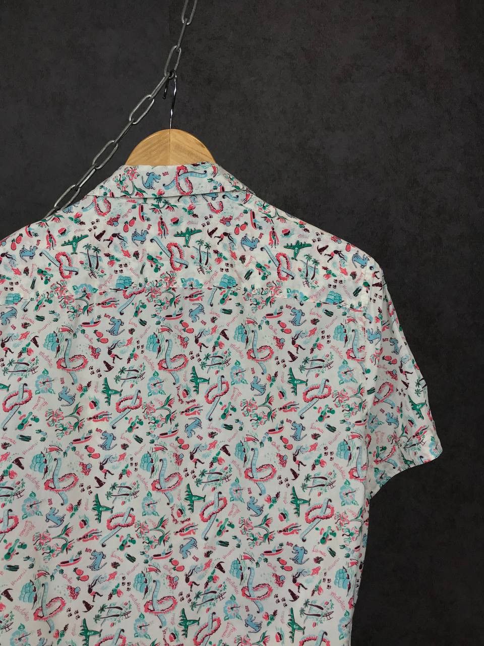 Allsaints Allsaints luxury crazy multicolor overprinted shirt Size US S / EU 44-46 / 1 - 6 Thumbnail